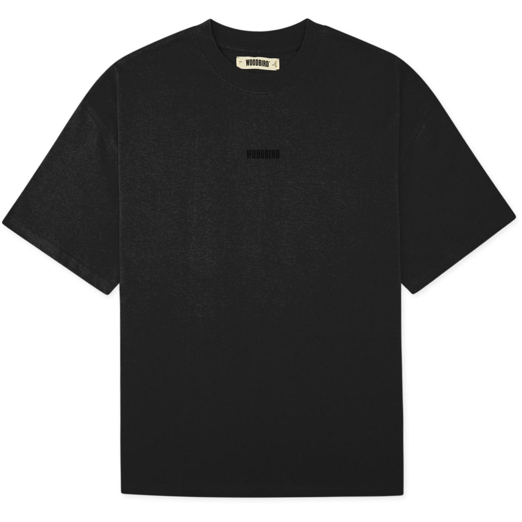 Woodbird Beam Base Tee Black - Mojo Independent Store