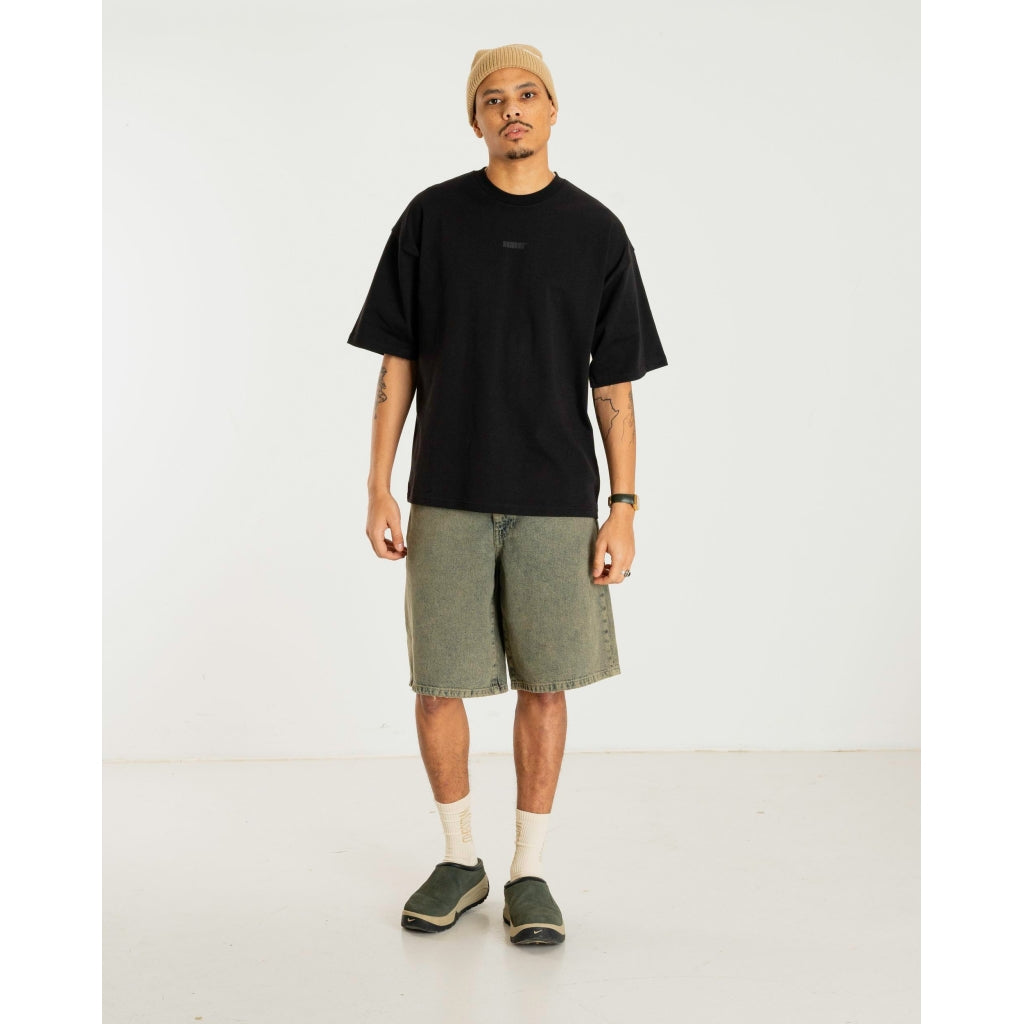 Woodbird Beam Base Tee Black - Mojo Independent Store