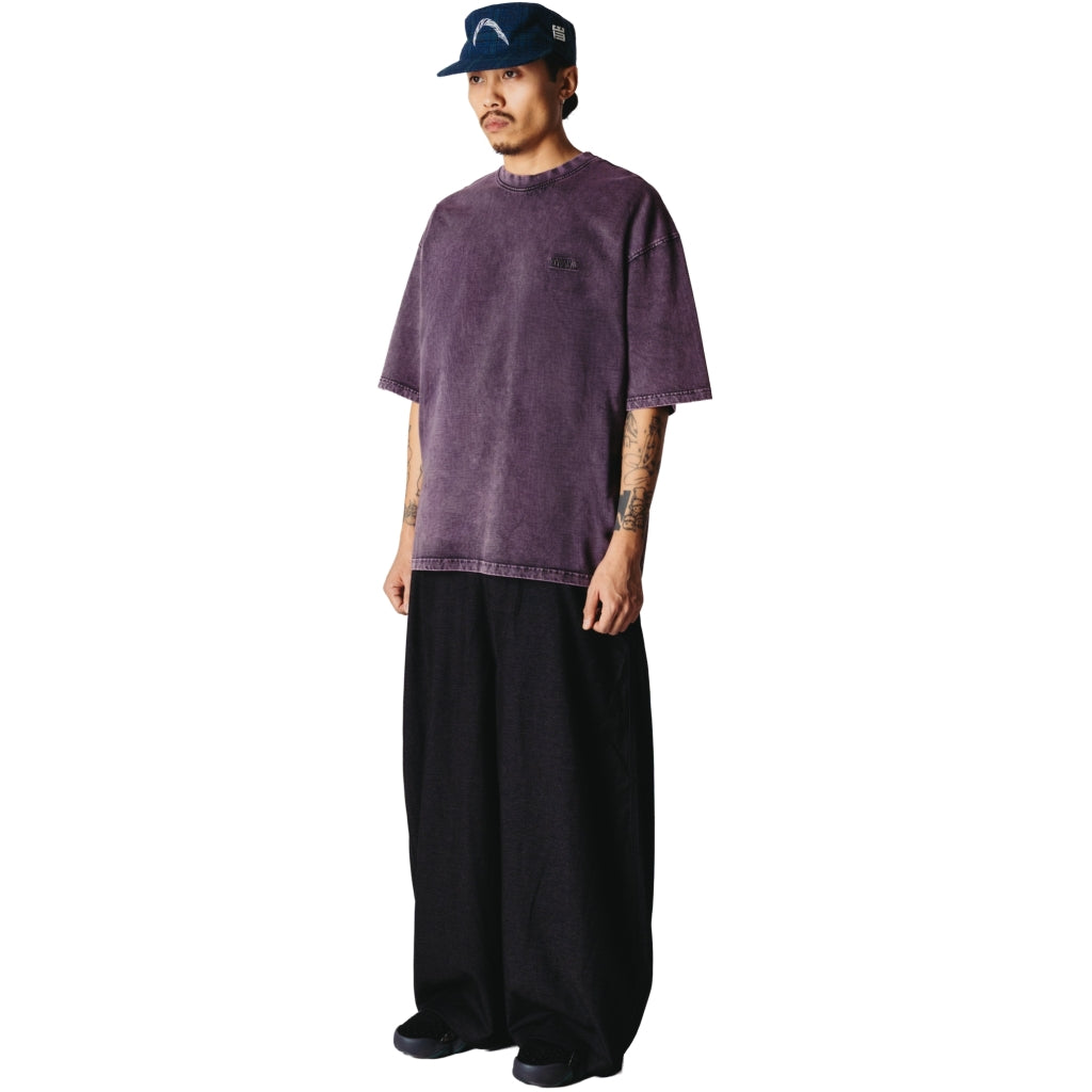 Woodbird Beam Tinted Tee Dusty Violet