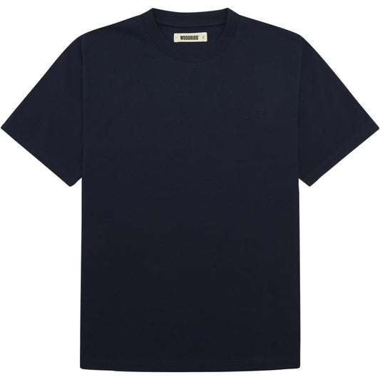 Woodbird Baine Base Tee Navy