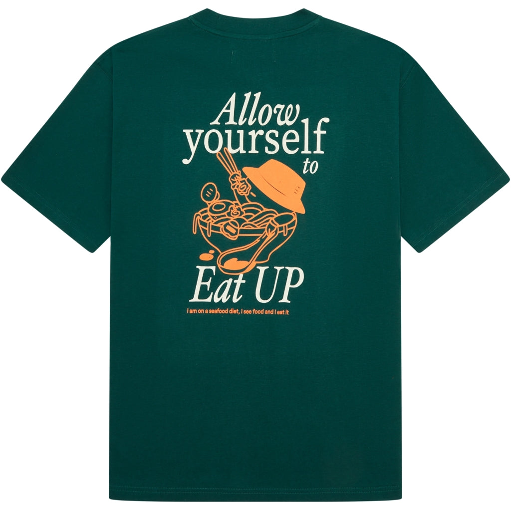 Woodbird Baine Eat Tee Sports Green