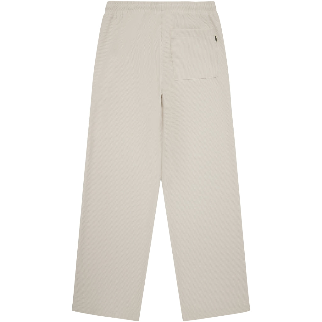 Woodbird Ivo Plisse Pant Off White