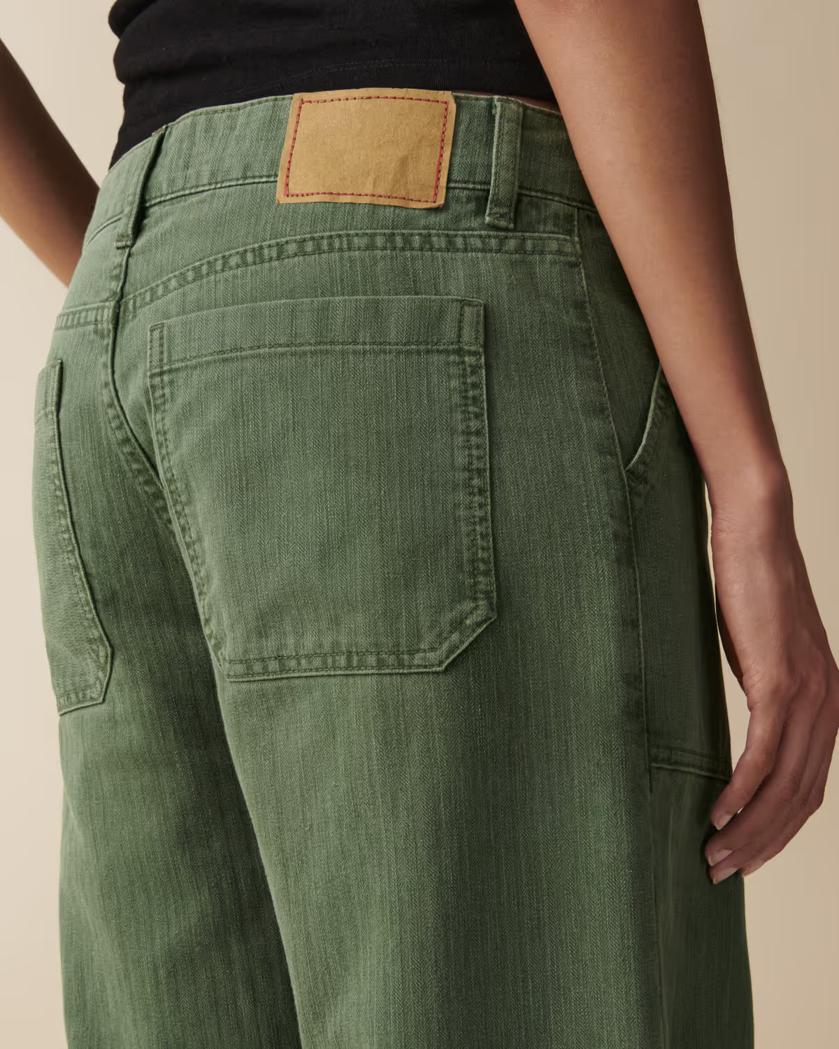 Jeanerica Guell Chevron Green - Mojo Independent Store