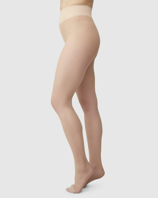 Swedish Stockings Malva Ladder Resistant Tights Beige