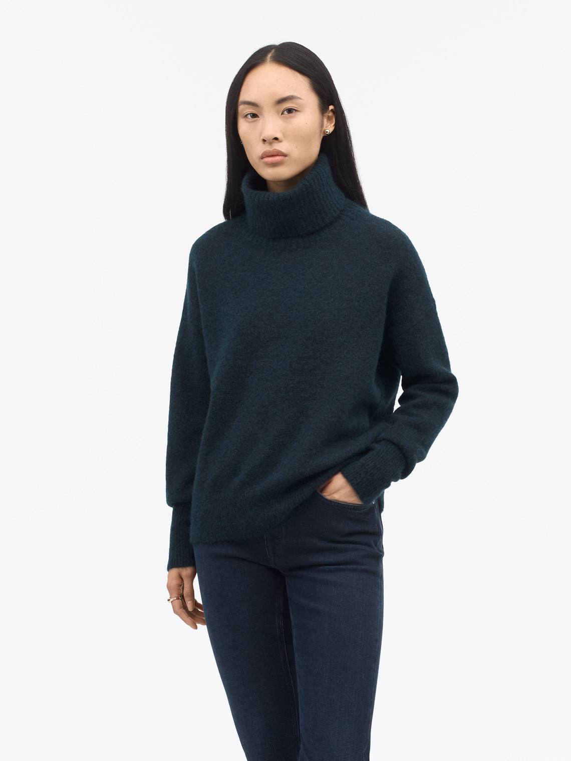 Tiger of Sweden Paxi Turtleneck Dark Blue - Mojo Independent Store