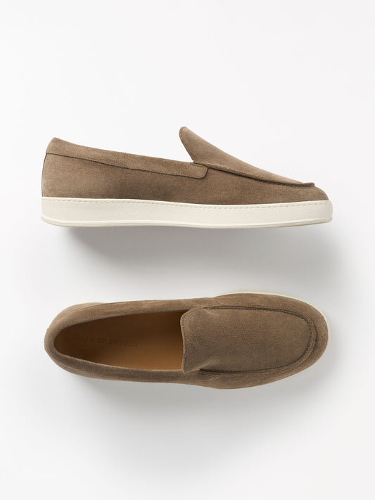 Tiger Of Sweden Remis Casual Suede Loafers Dark Brown