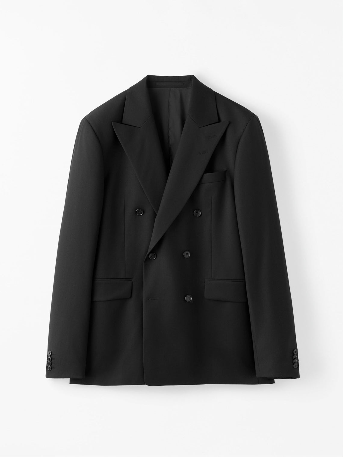 Tiger of Sweden Ease DB Double-Breasted Blazer Black - Mojo Independent Store