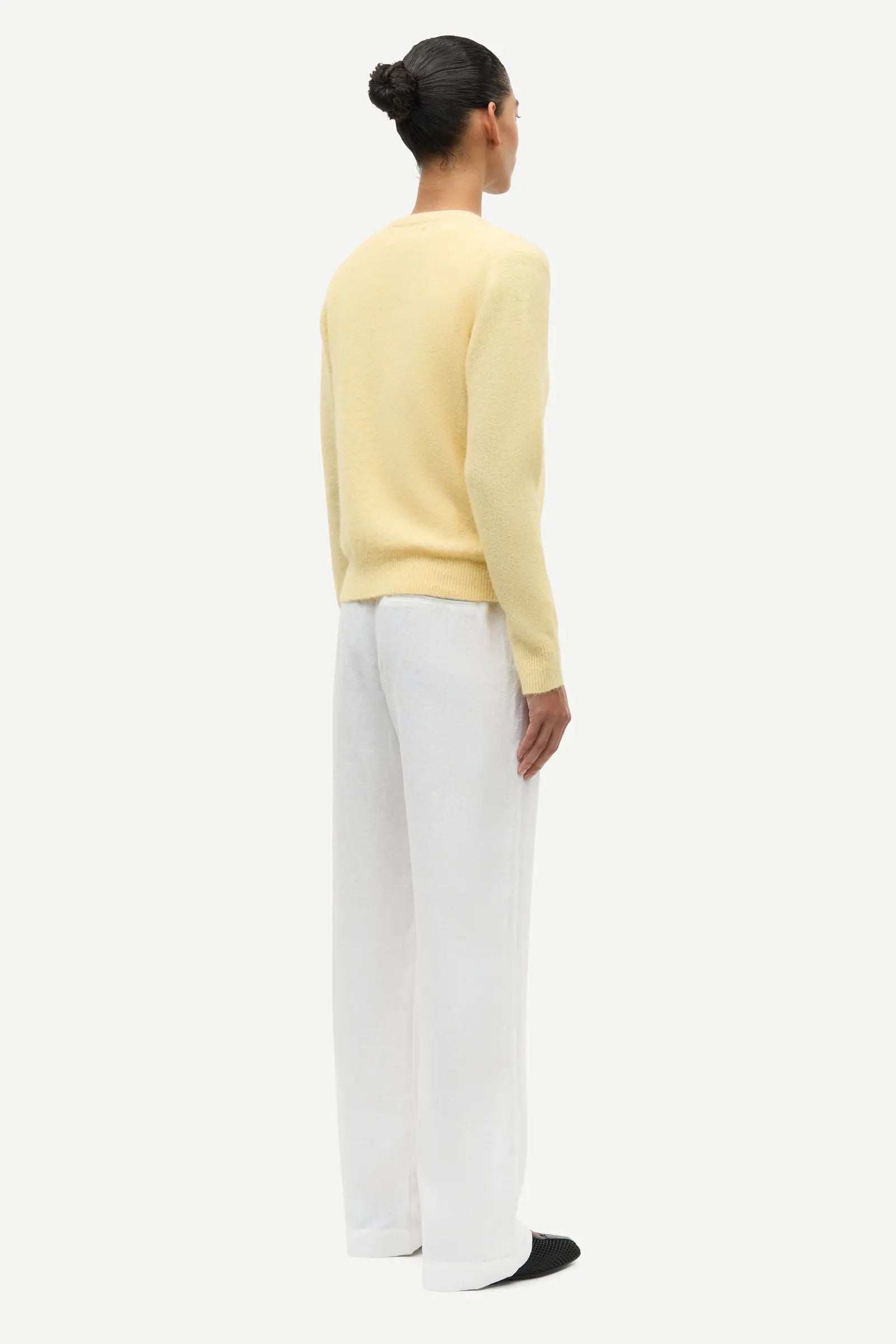 Samsøe Samsøe Nor Short Cardigan Straw - Mojo Independent Store