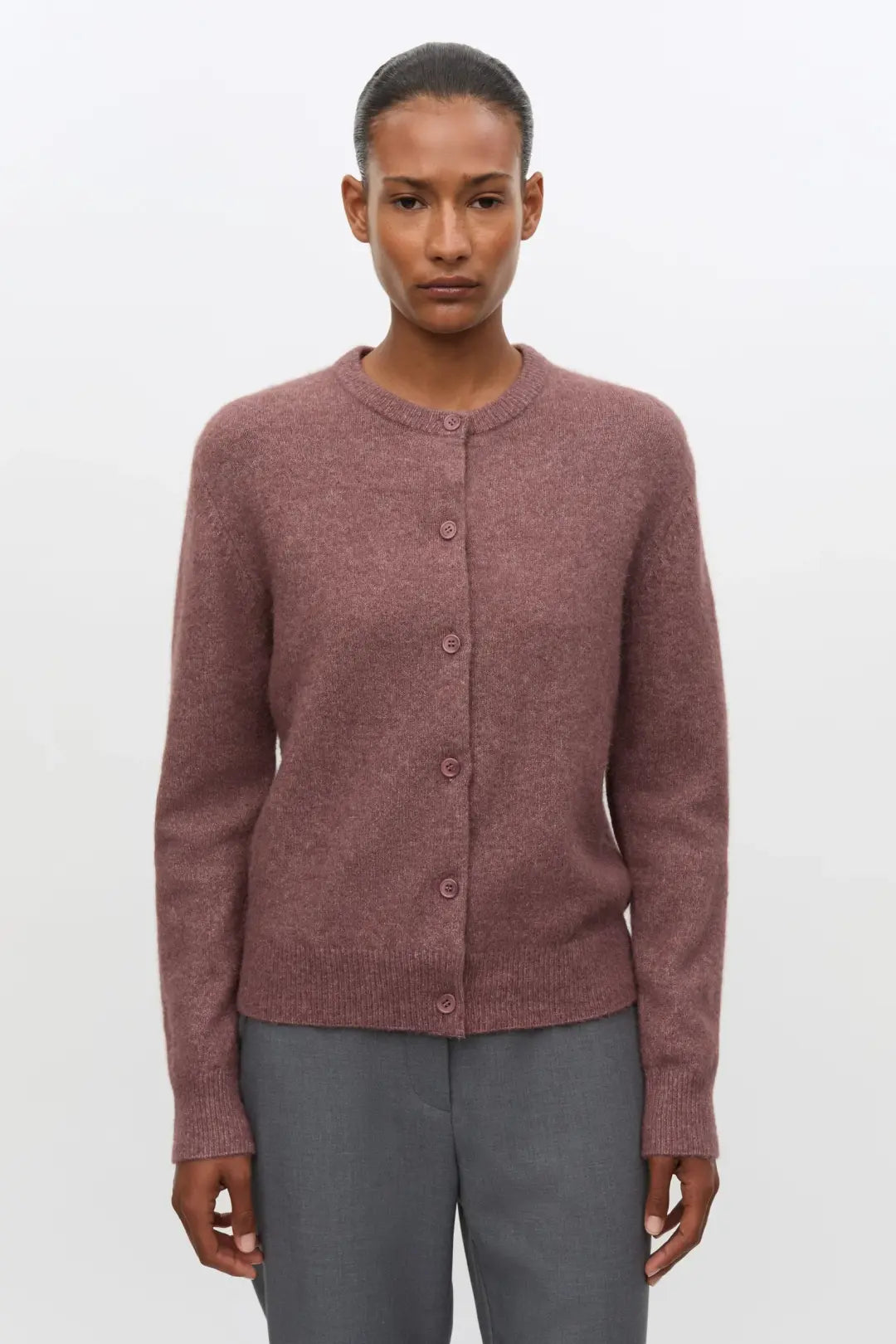 Samsøe Samsøe Nor Short Cardigan Rose Taupe - Mojo Independent Store