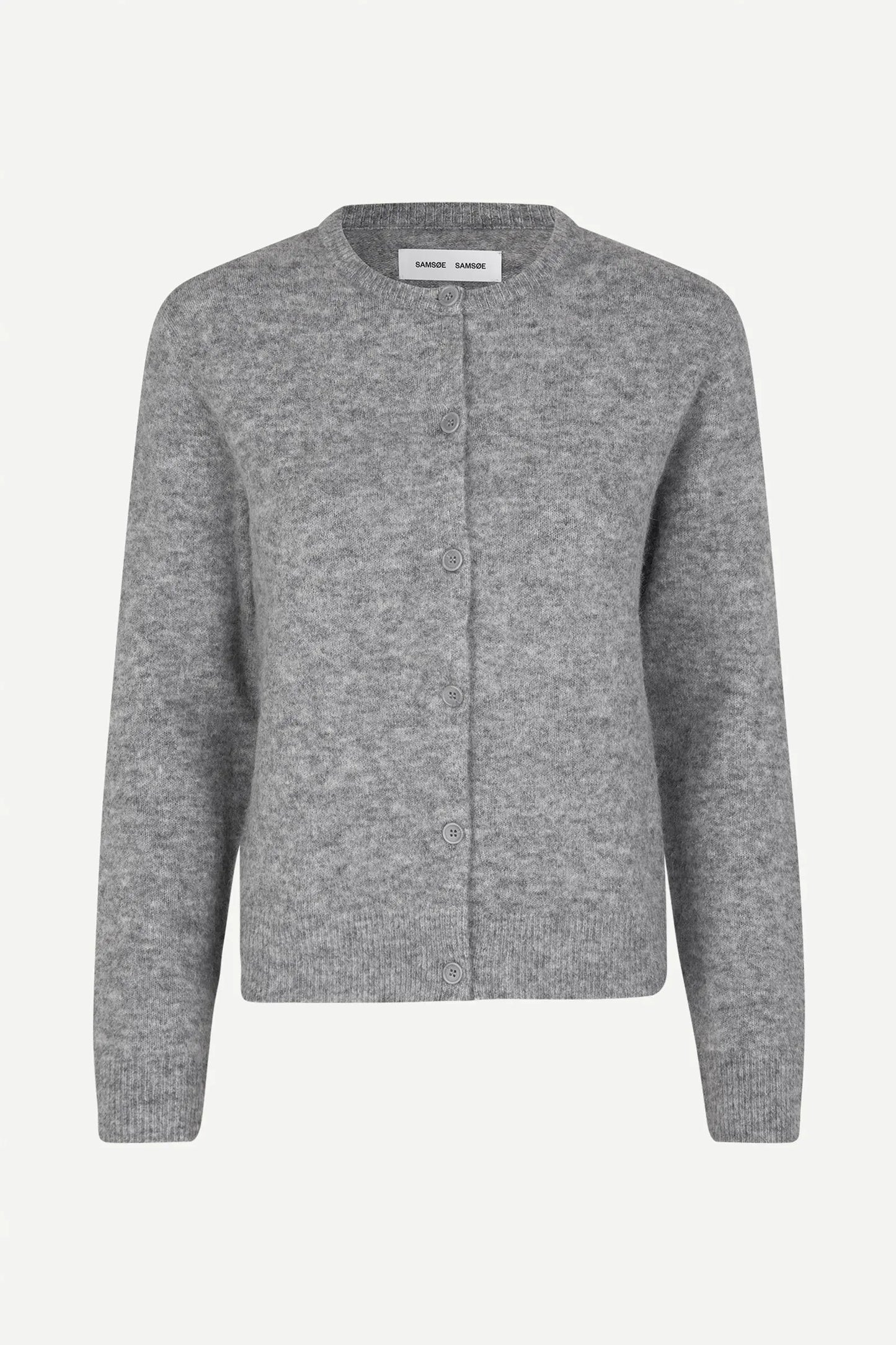 Samsøe Samsøe Nor Short Cardigan Grey Mel