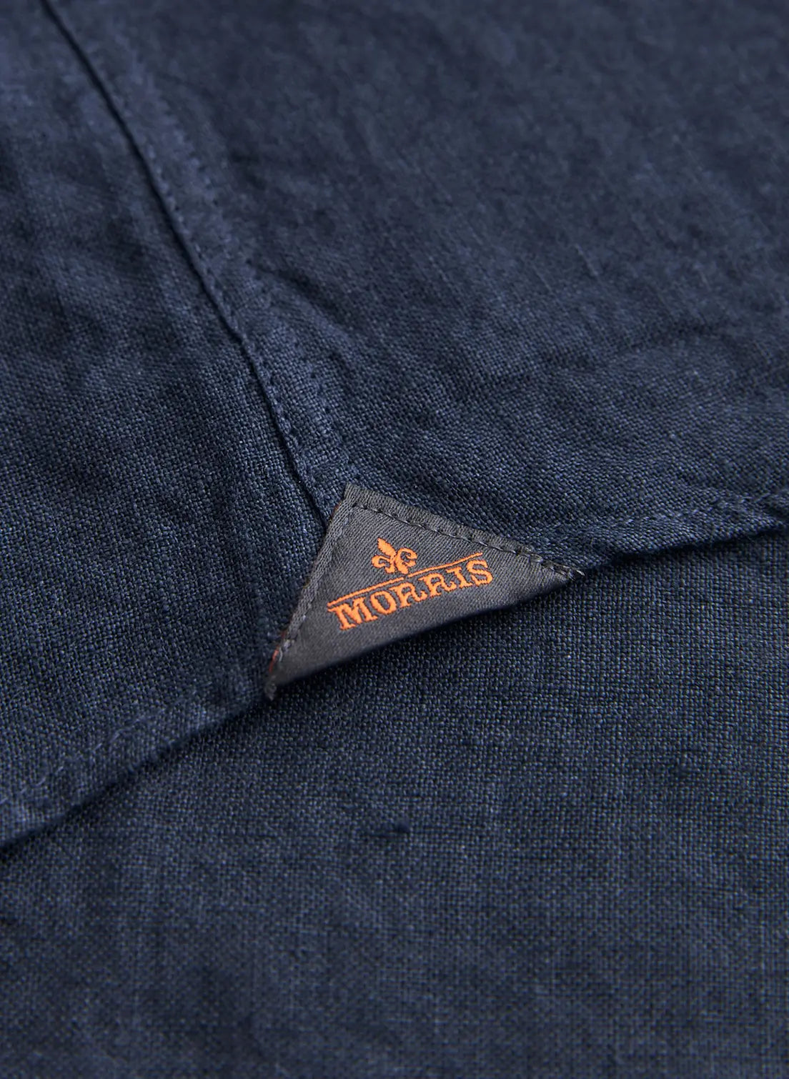 Morris Douglas Linen Shirt Navy Blue - Mojo Independent Store