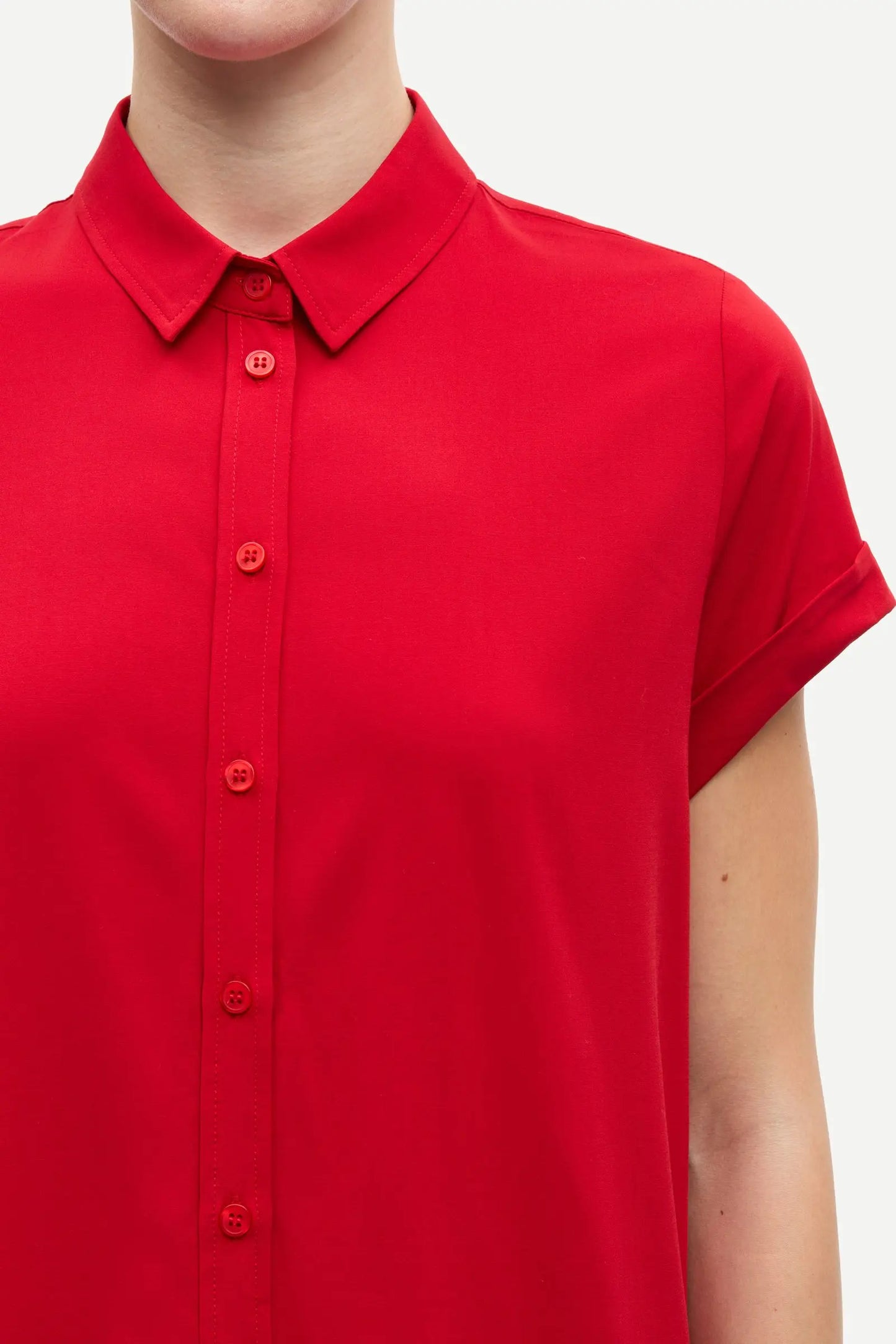 Samsøe Samsøe Majan Ss Shirt Haute Red