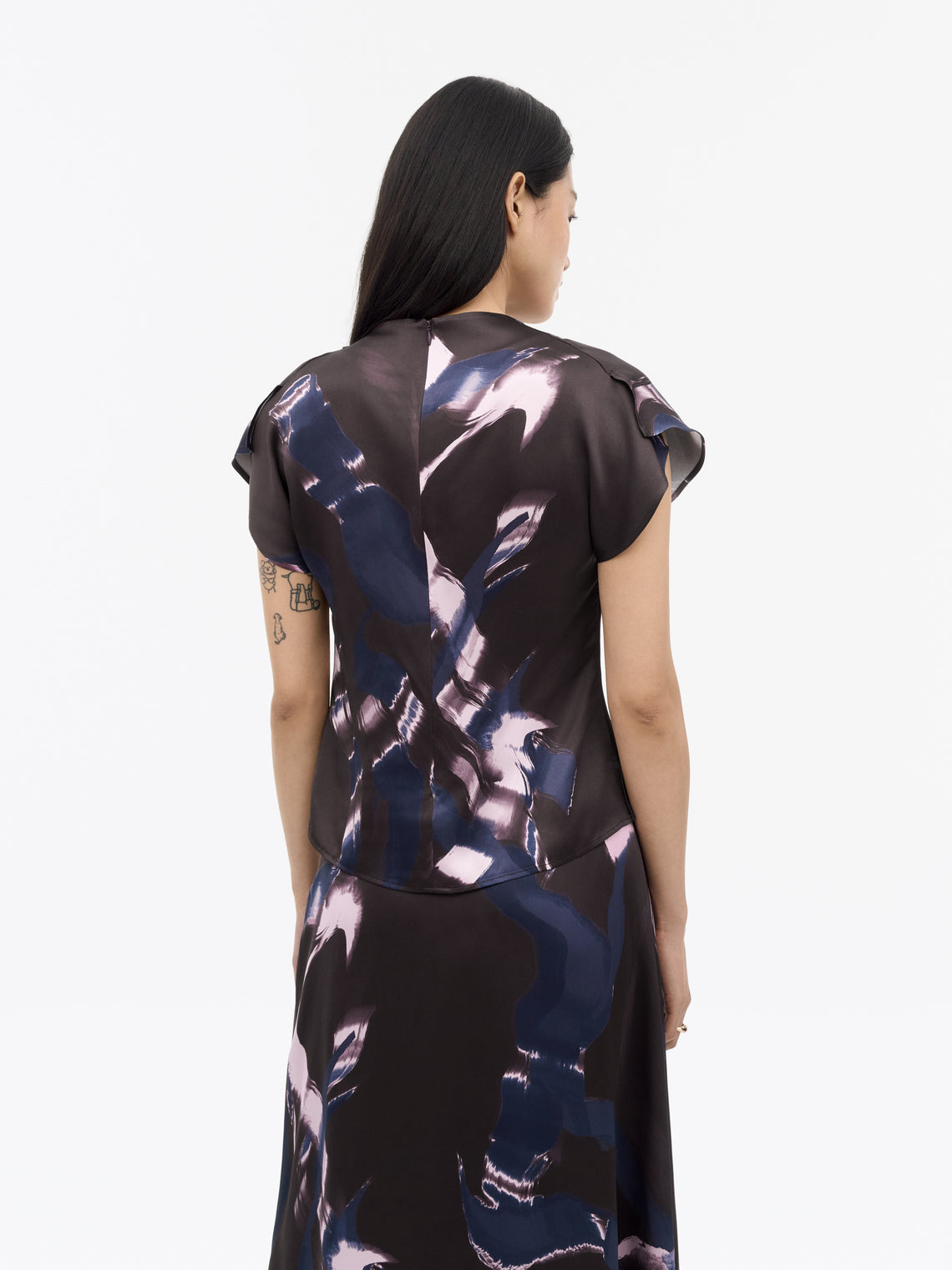 Tiger Of Sweden Lei Satin Blus Mixed