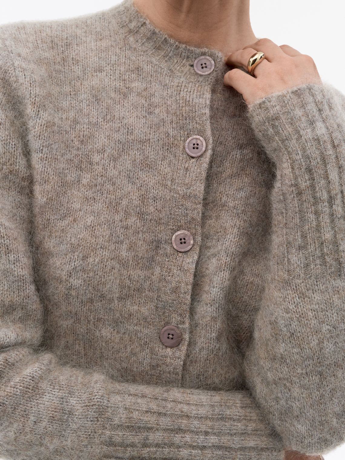Tiger of Sweden Leonie Rws Mohair Ullkofta Beige