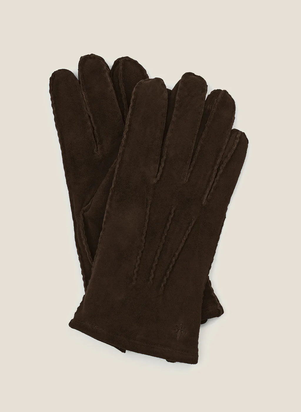 Morris Suede Gloves Brown