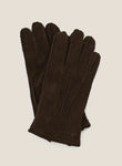 Morris Suede Gloves Brown