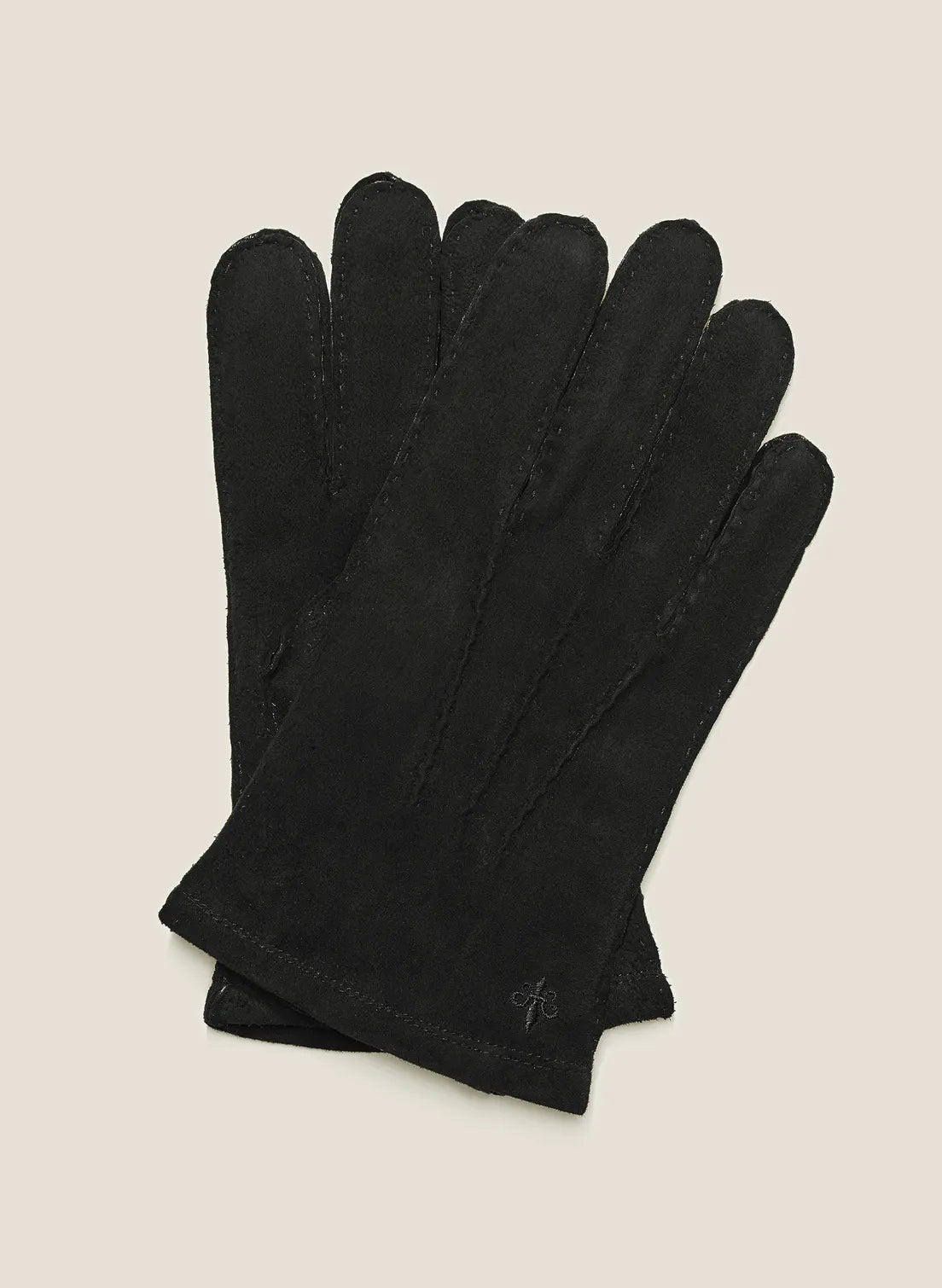 Morris Suede Gloves Black