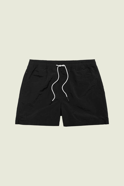 Oas Black Nylon Swim Shorts