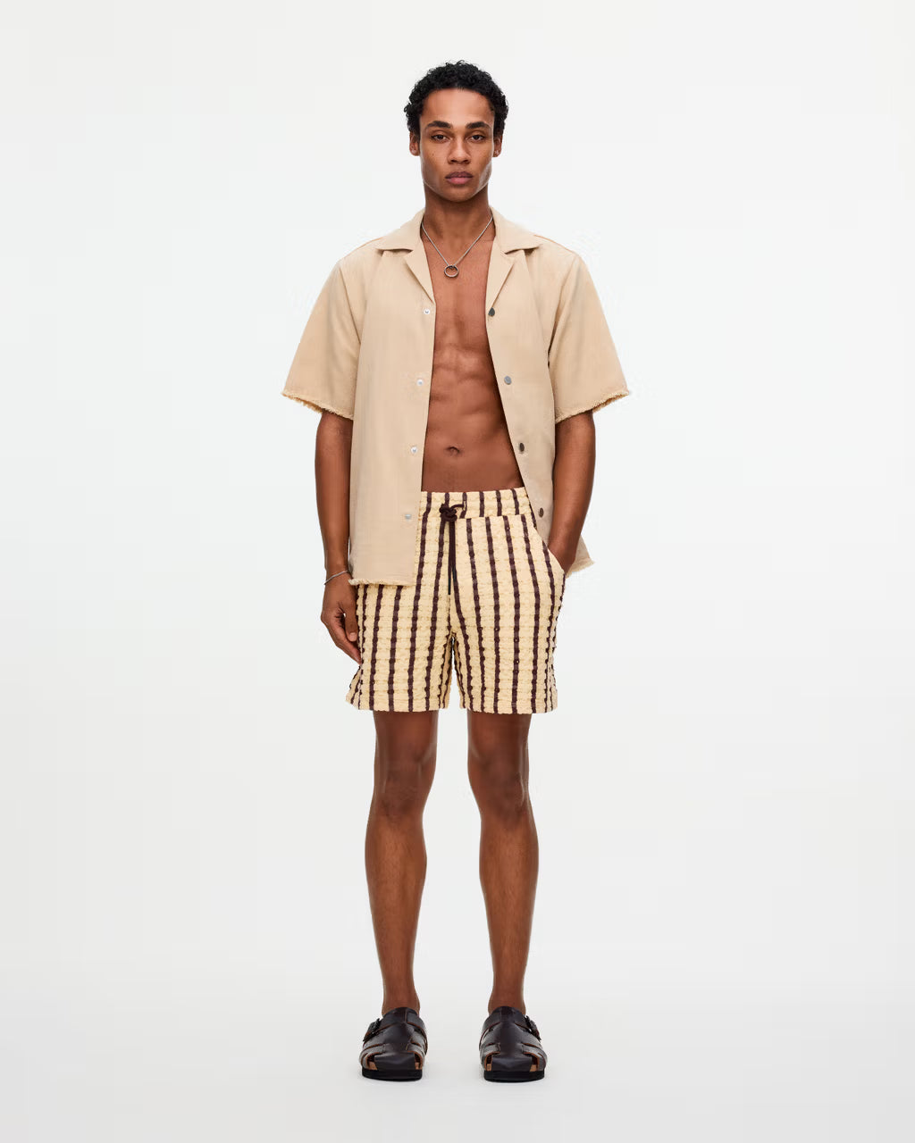 Oas Tartufo Porto Waffle Shorts