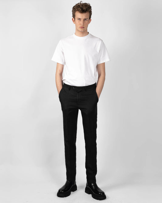 Ljung Trousers Linen Black