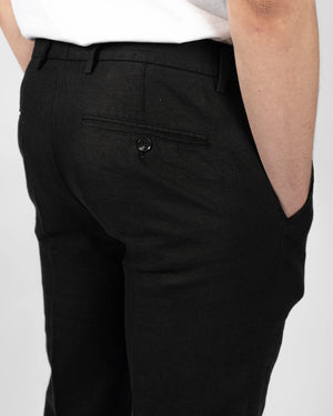 Ljung Trousers Linen Black
