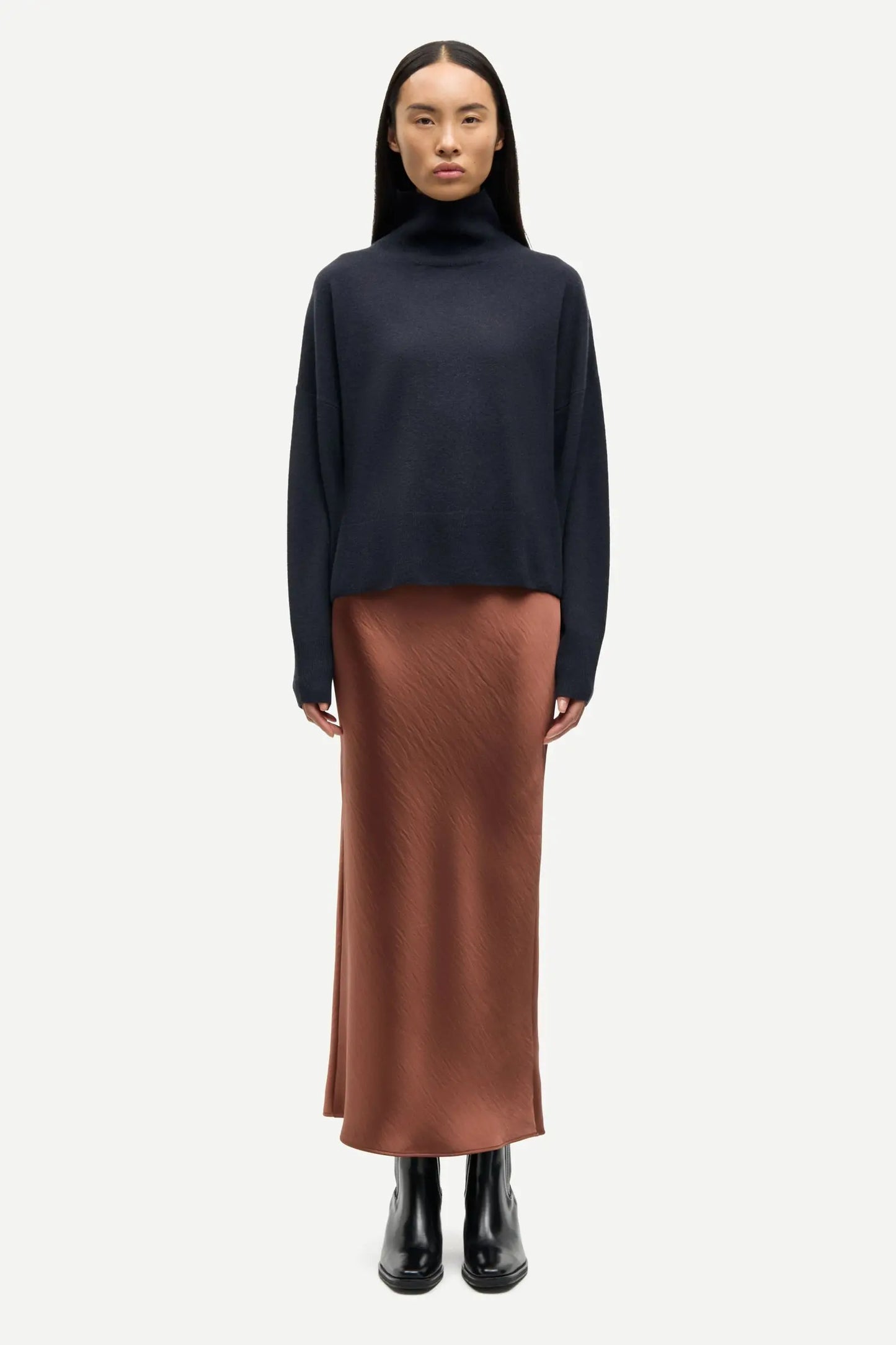 Samsøe Samsøe Saagneta Long Skirt Tortoise Shell