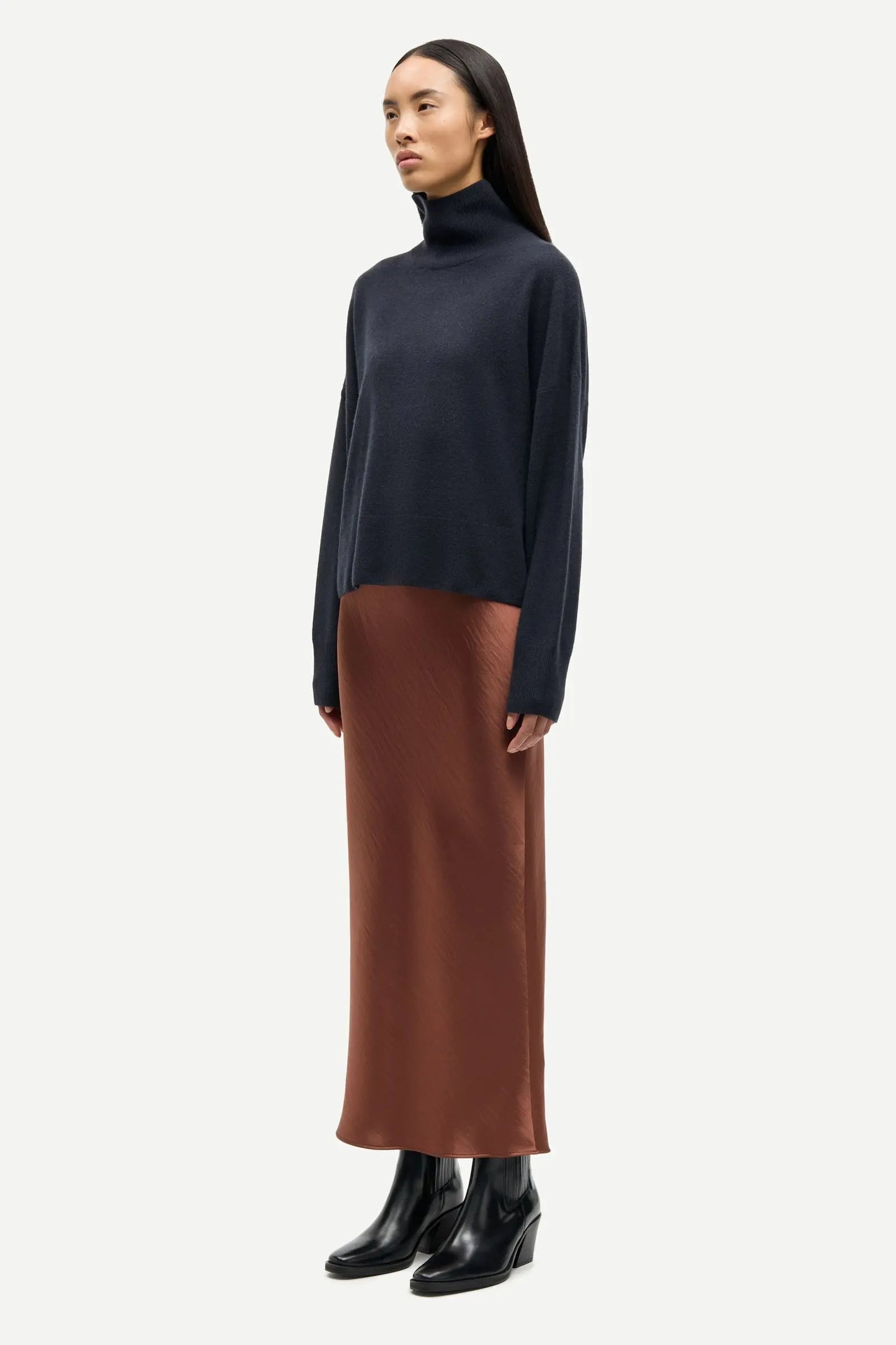 Samsøe Samsøe Saagneta Long Skirt Tortoise Shell