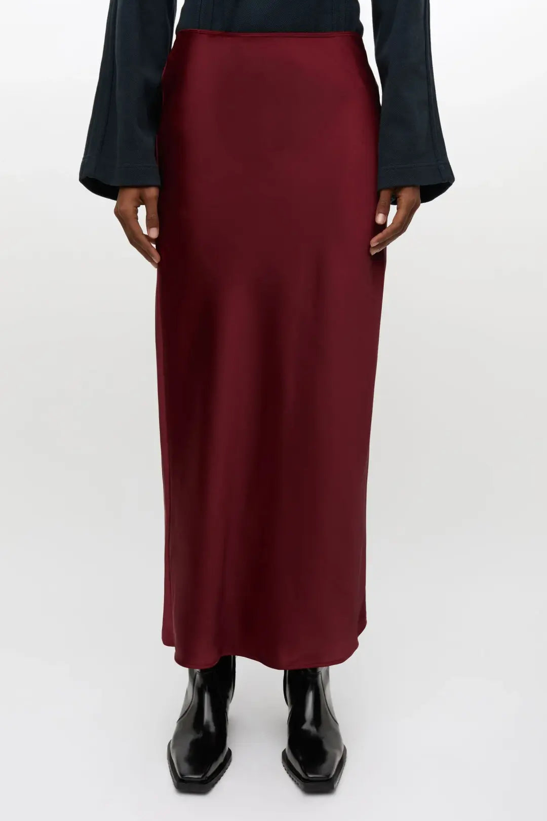Samsøe Samsøe Saagneta Long Skirt Syrah - Mojo Independent Store