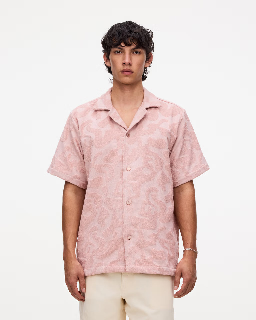 Oas Company Blush Puzzlotec Cuba Terry Shirt 61