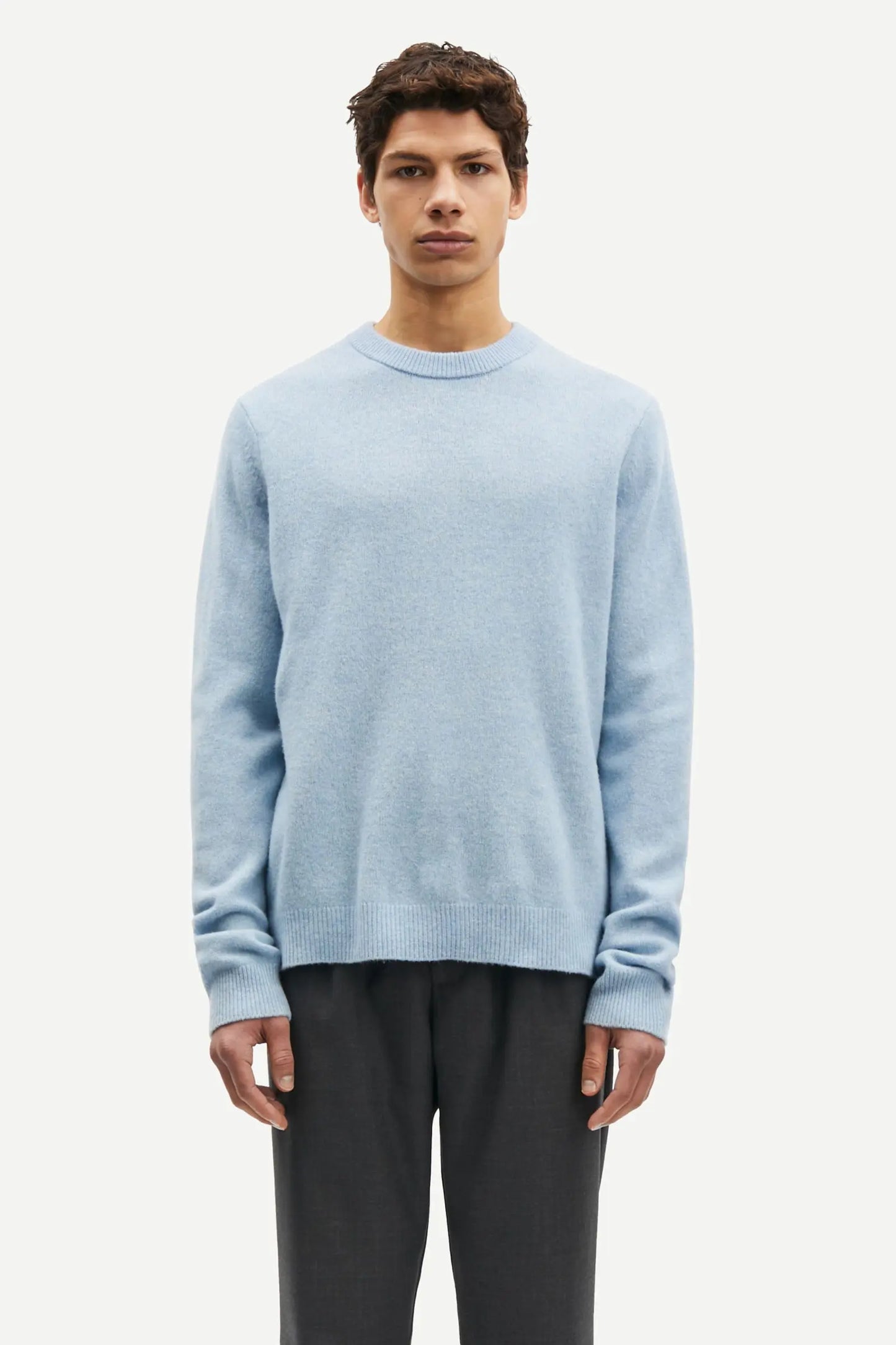 Samsøe Samsøe Isak Knit Sweater Subdued Blue - Mojo Independent Store