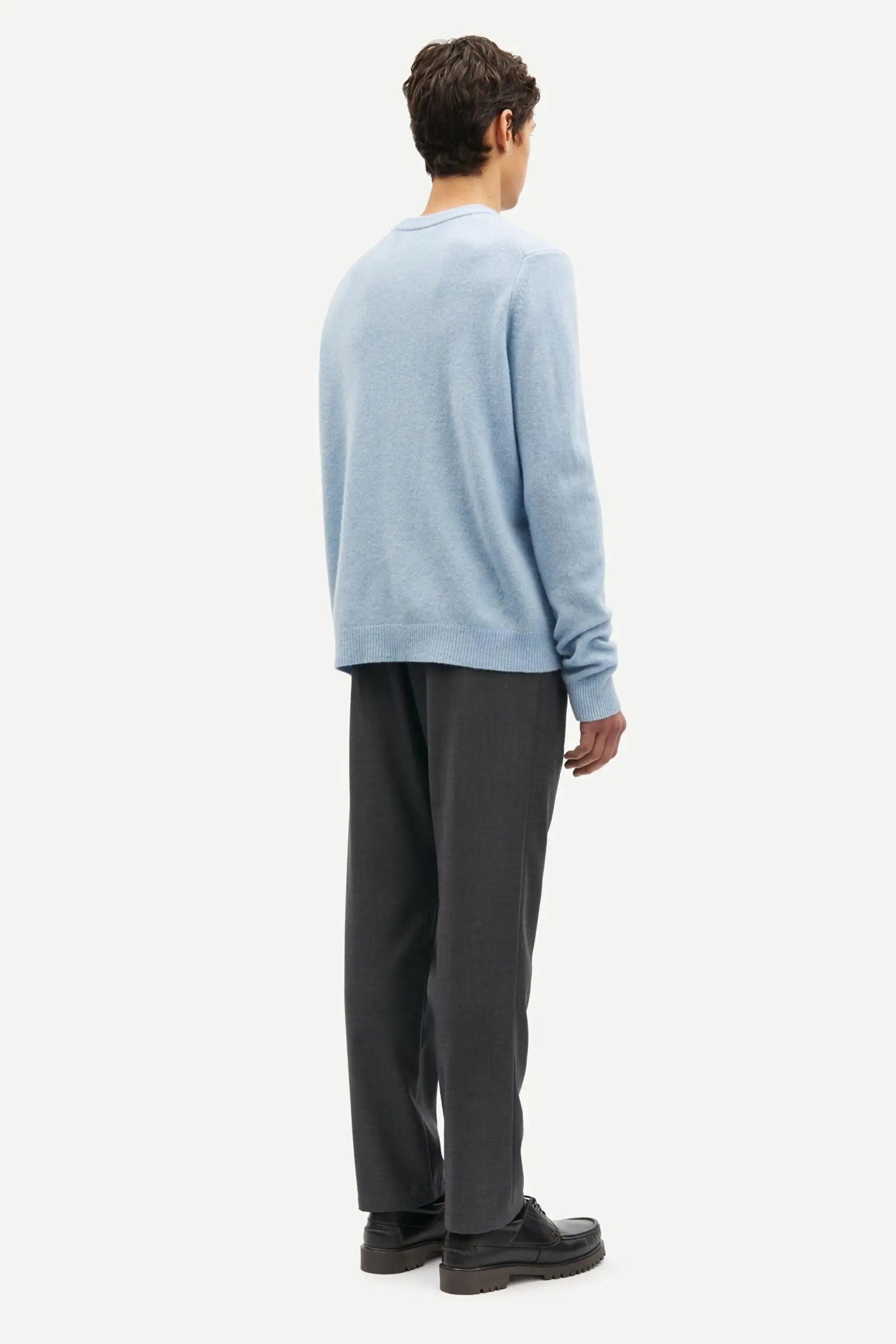 Samsøe Samsøe Isak Knit Sweater Subdued Blue - Mojo Independent Store