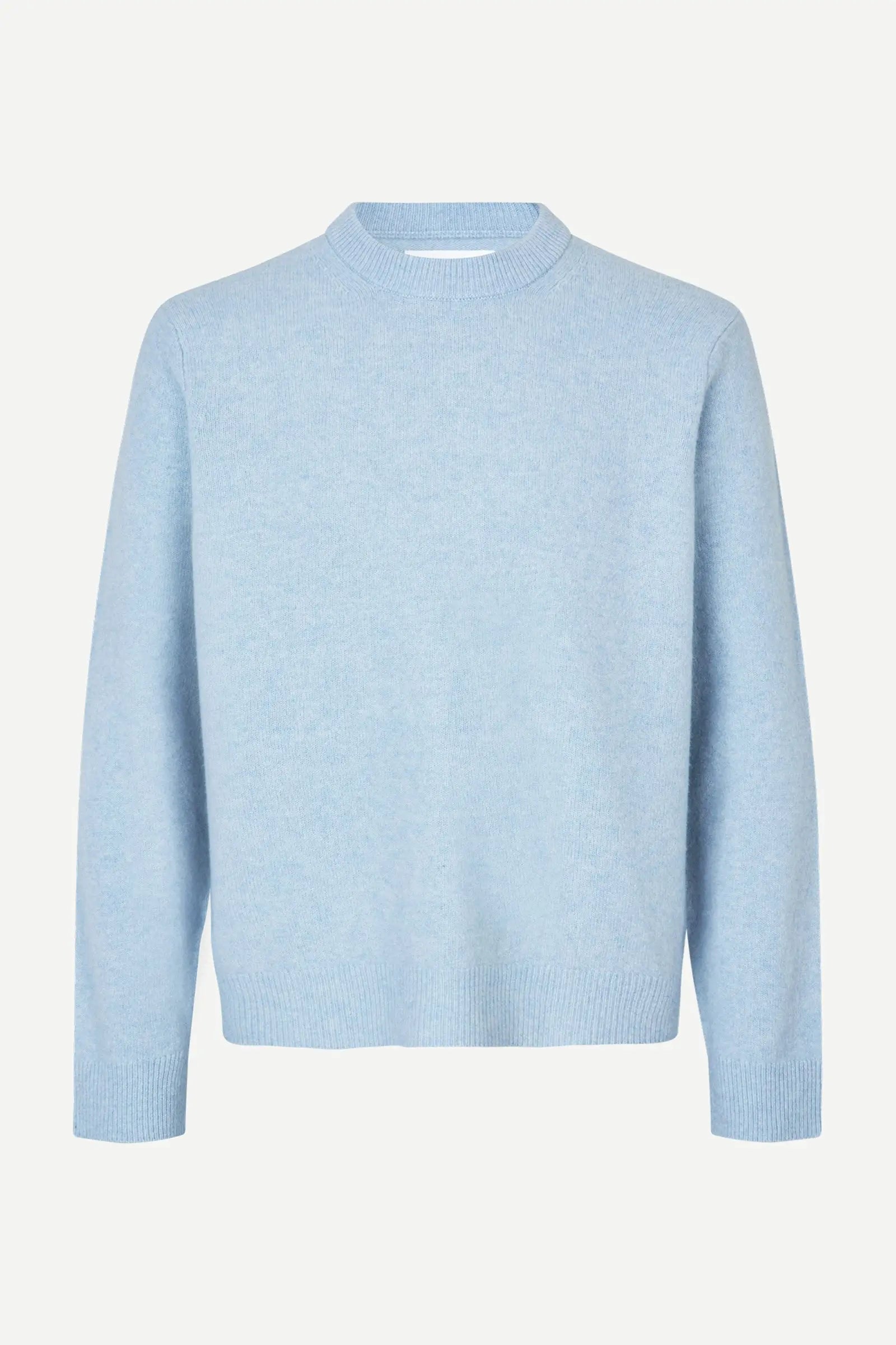 Samsøe Samsøe Isak Knit Sweater Subdued Blue - Mojo Independent Store