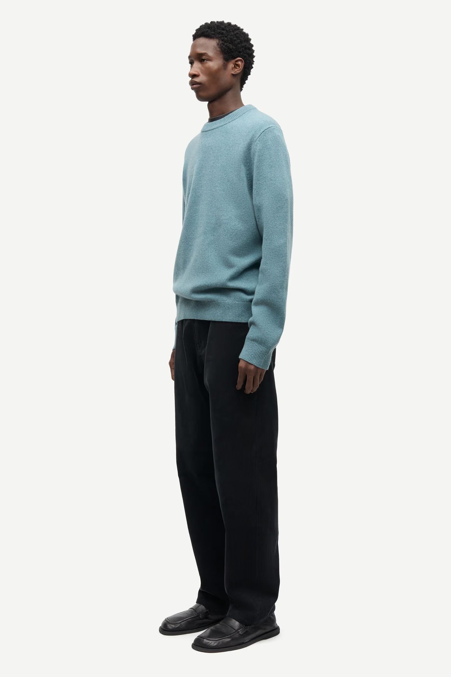 Samsøe Samsøe Isak Knit Stormy Sea