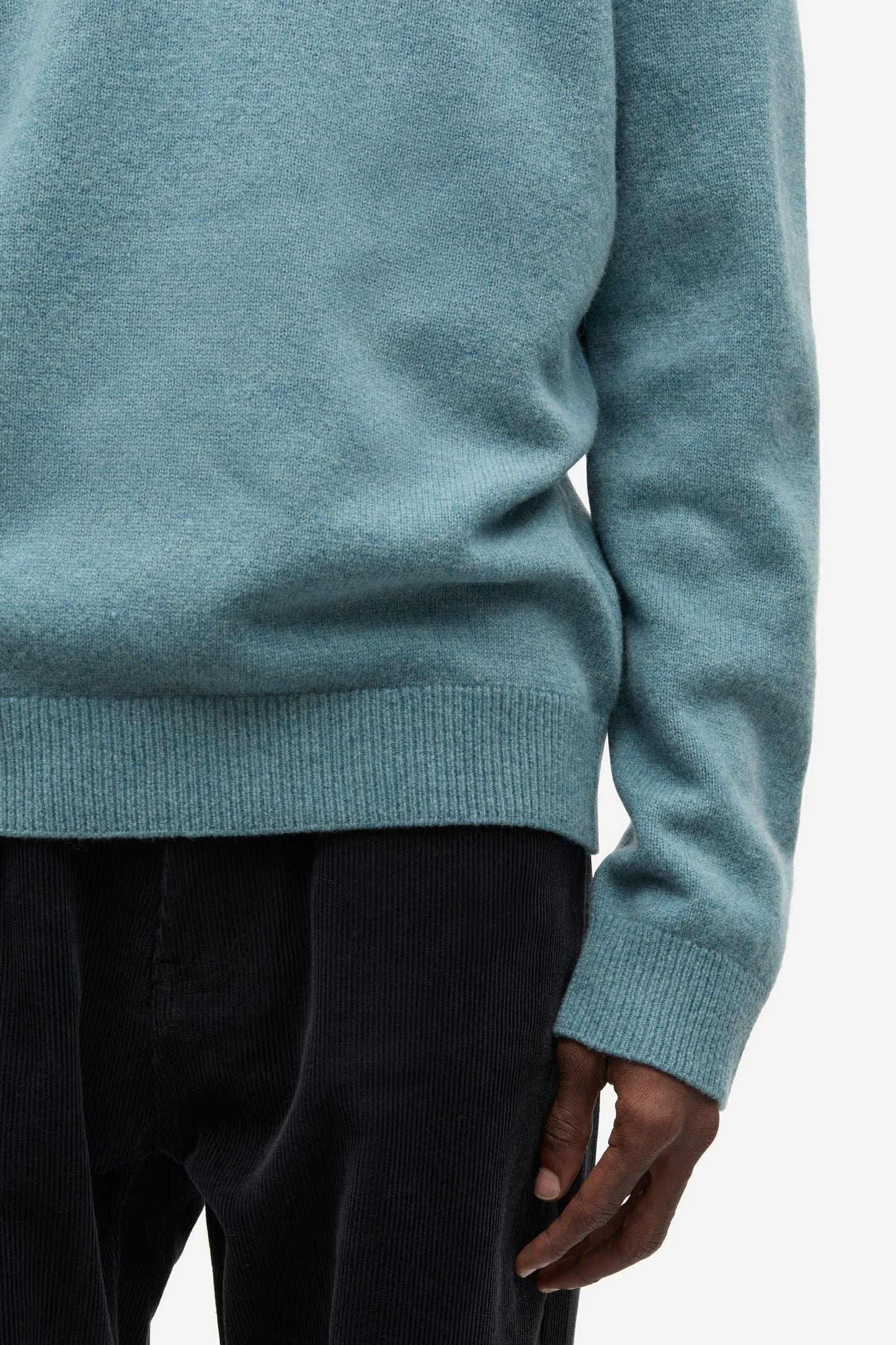 Samsøe Samsøe Isak Knit Stormy Sea