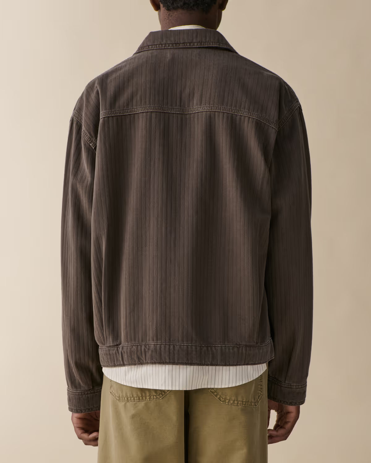 Jeanerica Noa Jacket Chevron Brown - Mojo Independent Store