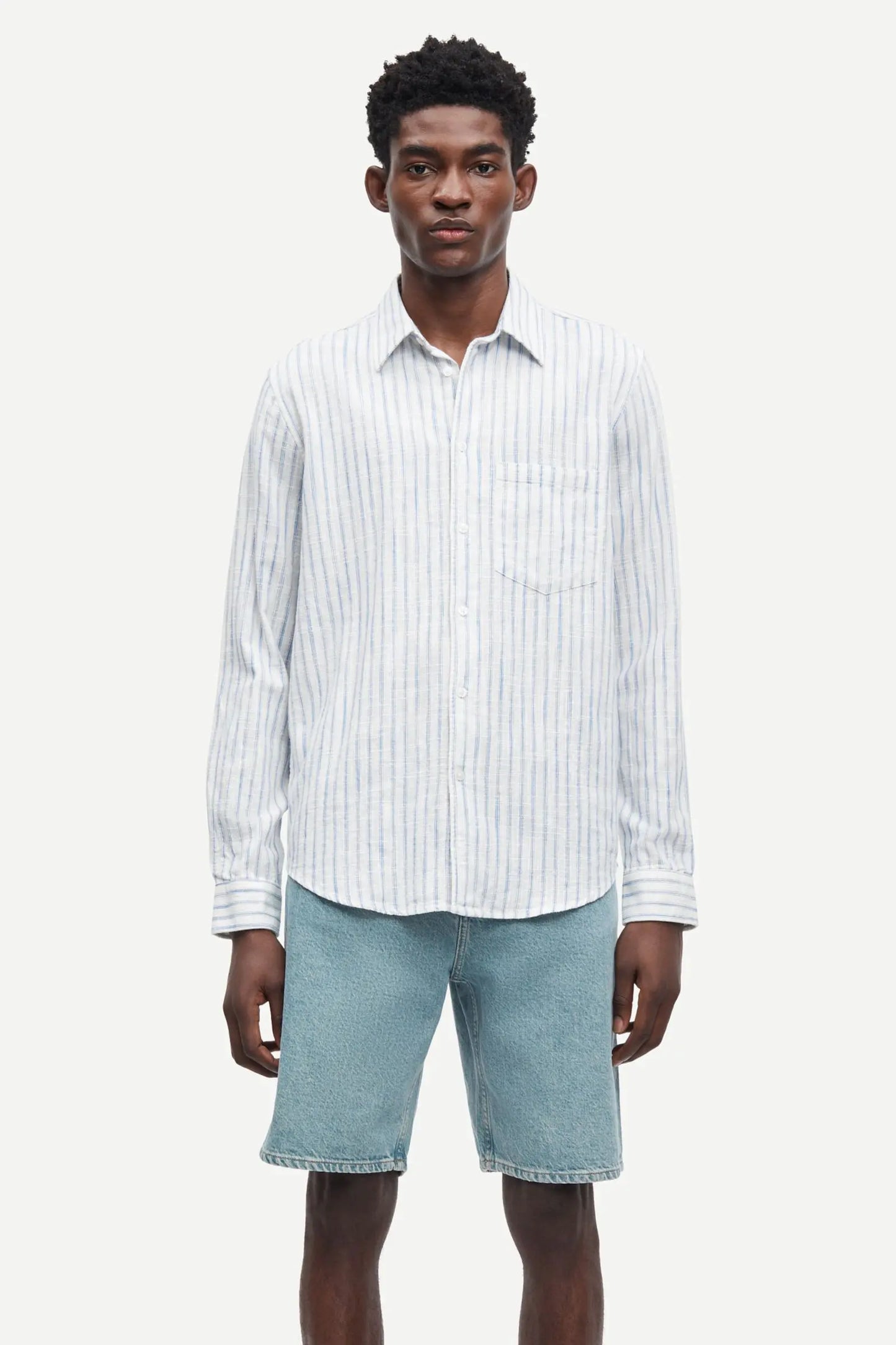 Samsøe Samsøe Liam FP Shirt Clear Cream Stripe