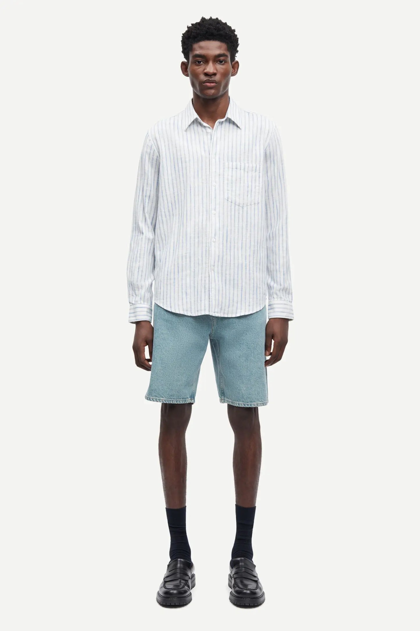 Samsøe Samsøe Liam FP Shirt Clear Cream Stripe
