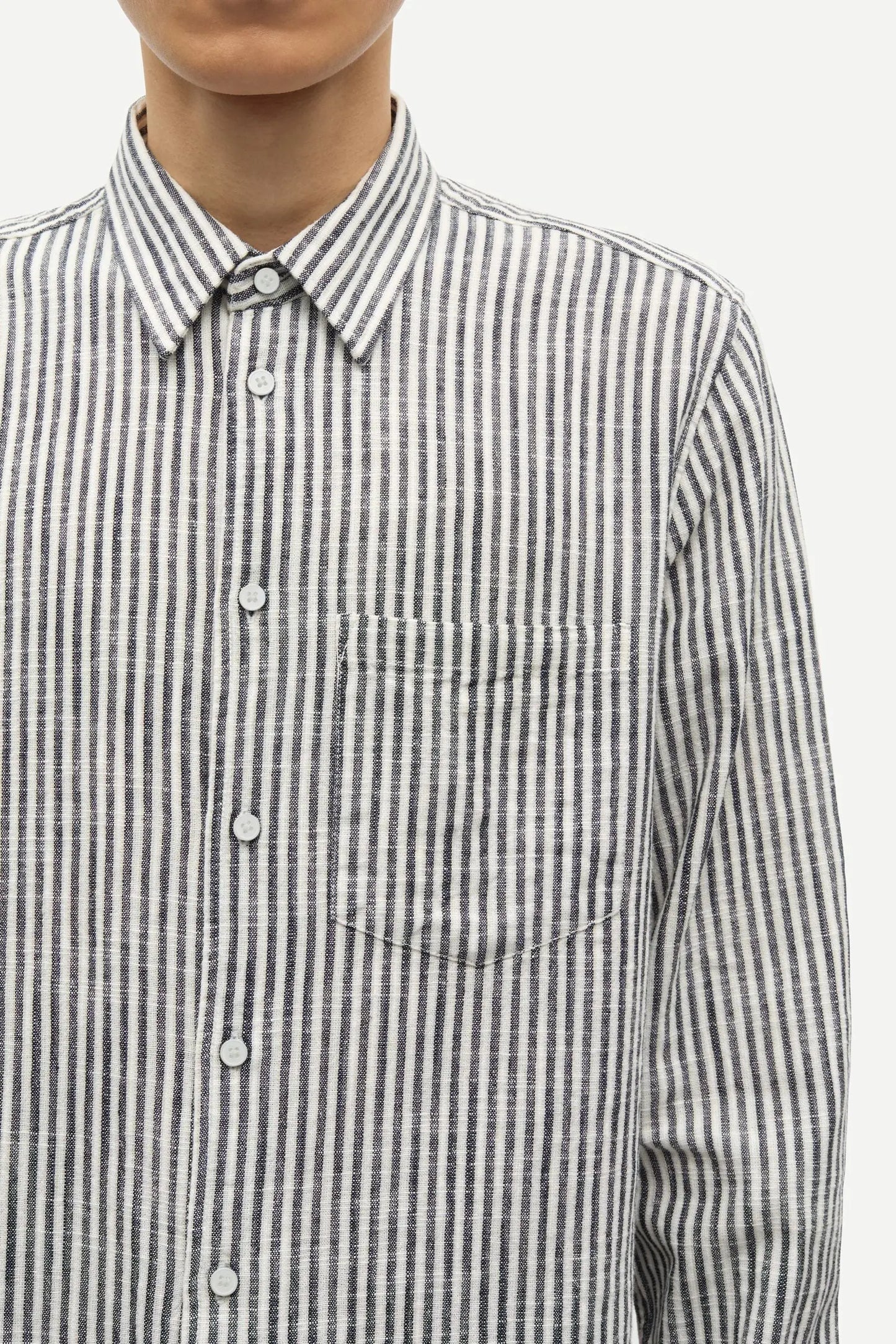 Samsøe Samsøe Liam FP Shirt Salute Stripe - Mojo Independent Store
