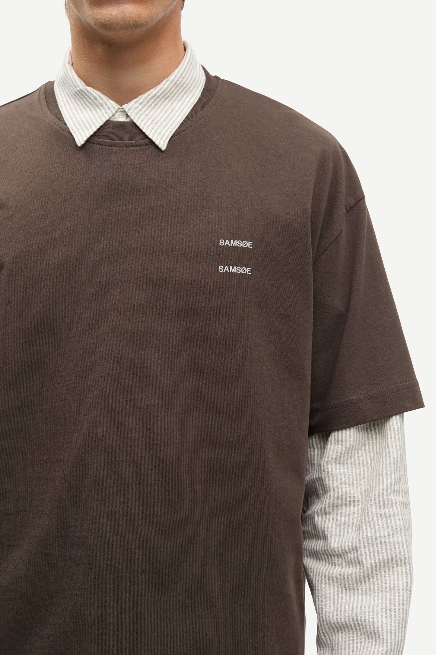 Samsøe Samsøe Joel T-shirt Turkish Coffee