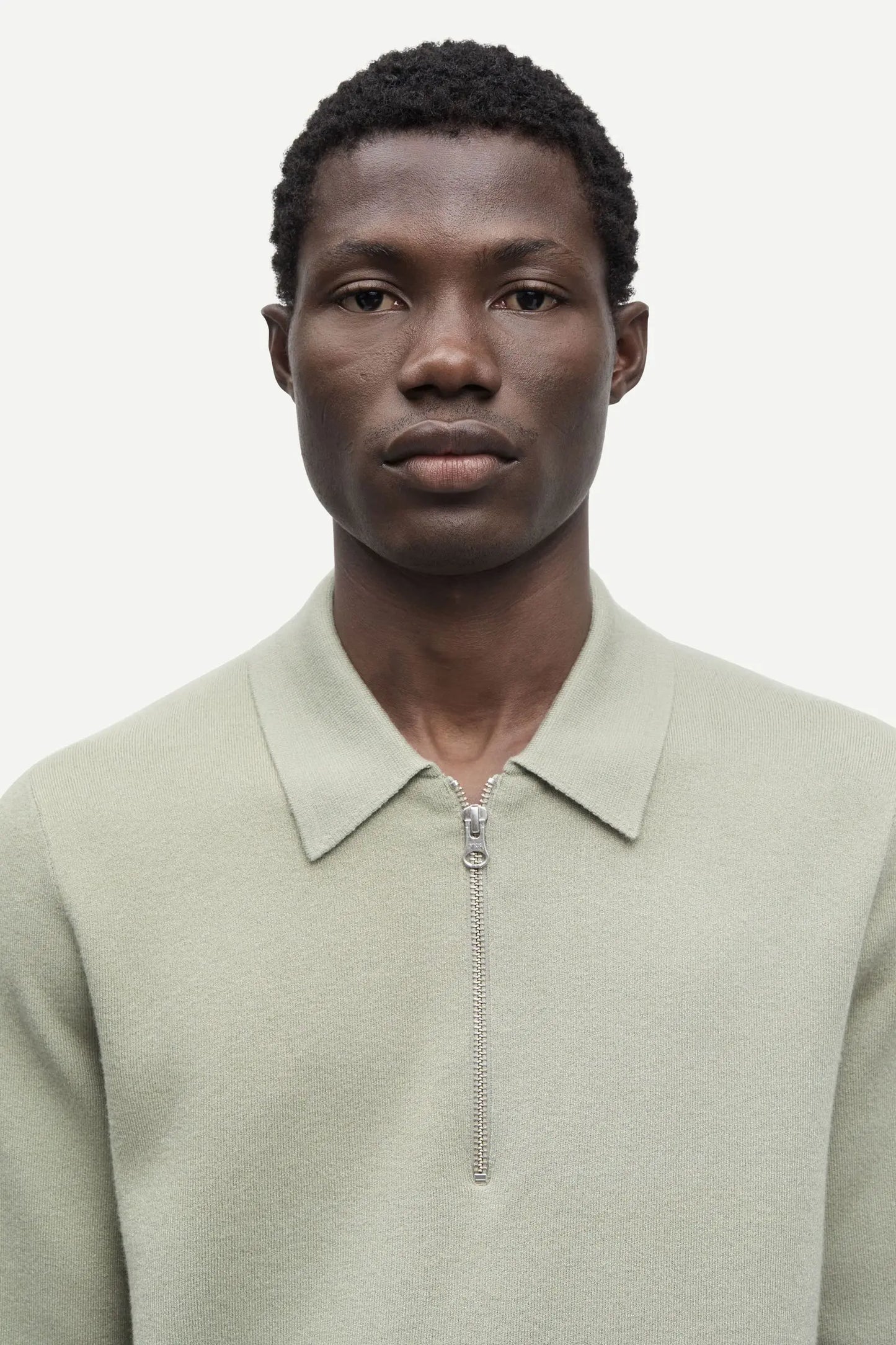 Samsøe Samsøe Guna Half Zip Seagrass