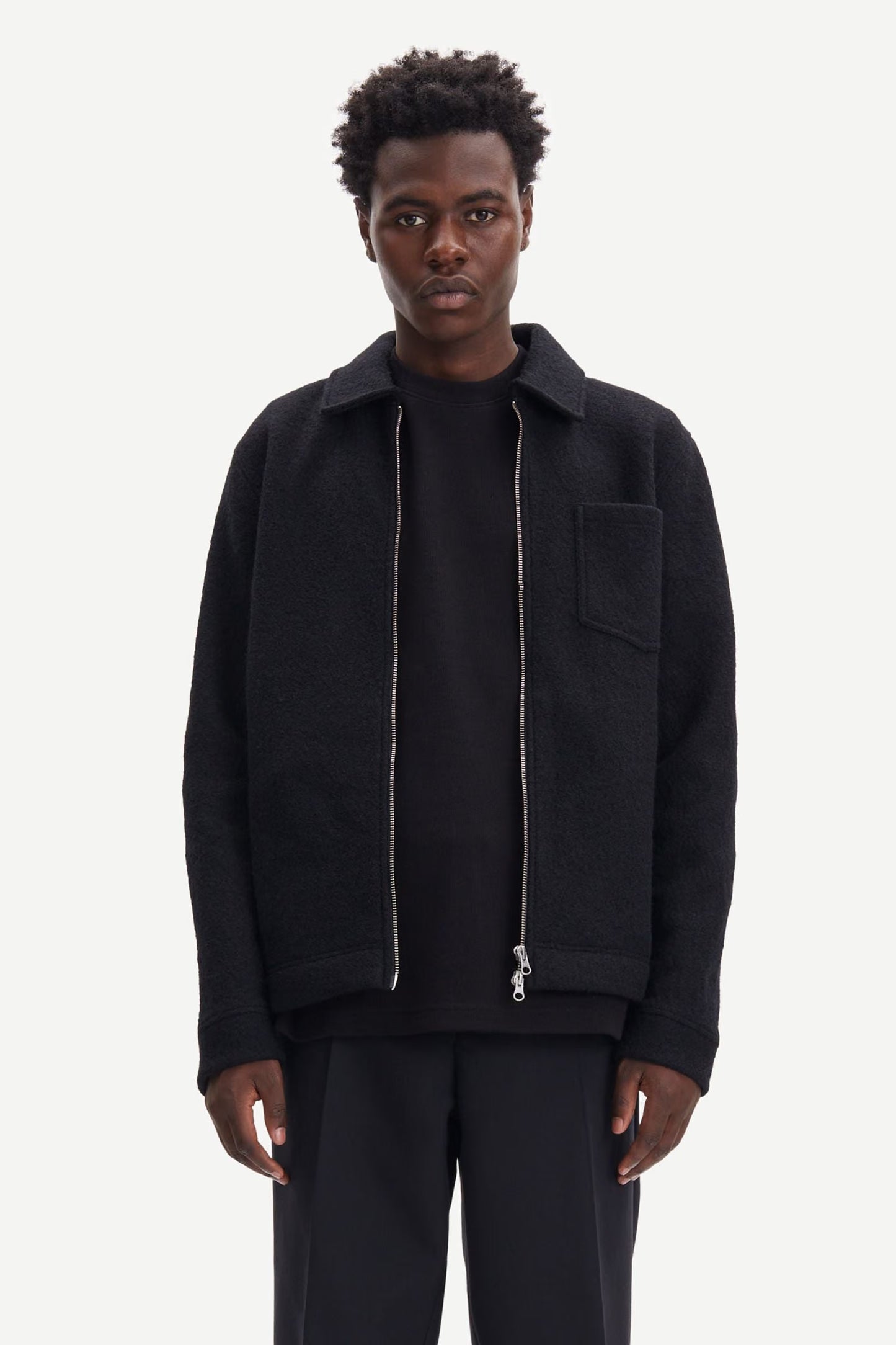 Samsøe Samsøe Hannes Full Zip Black