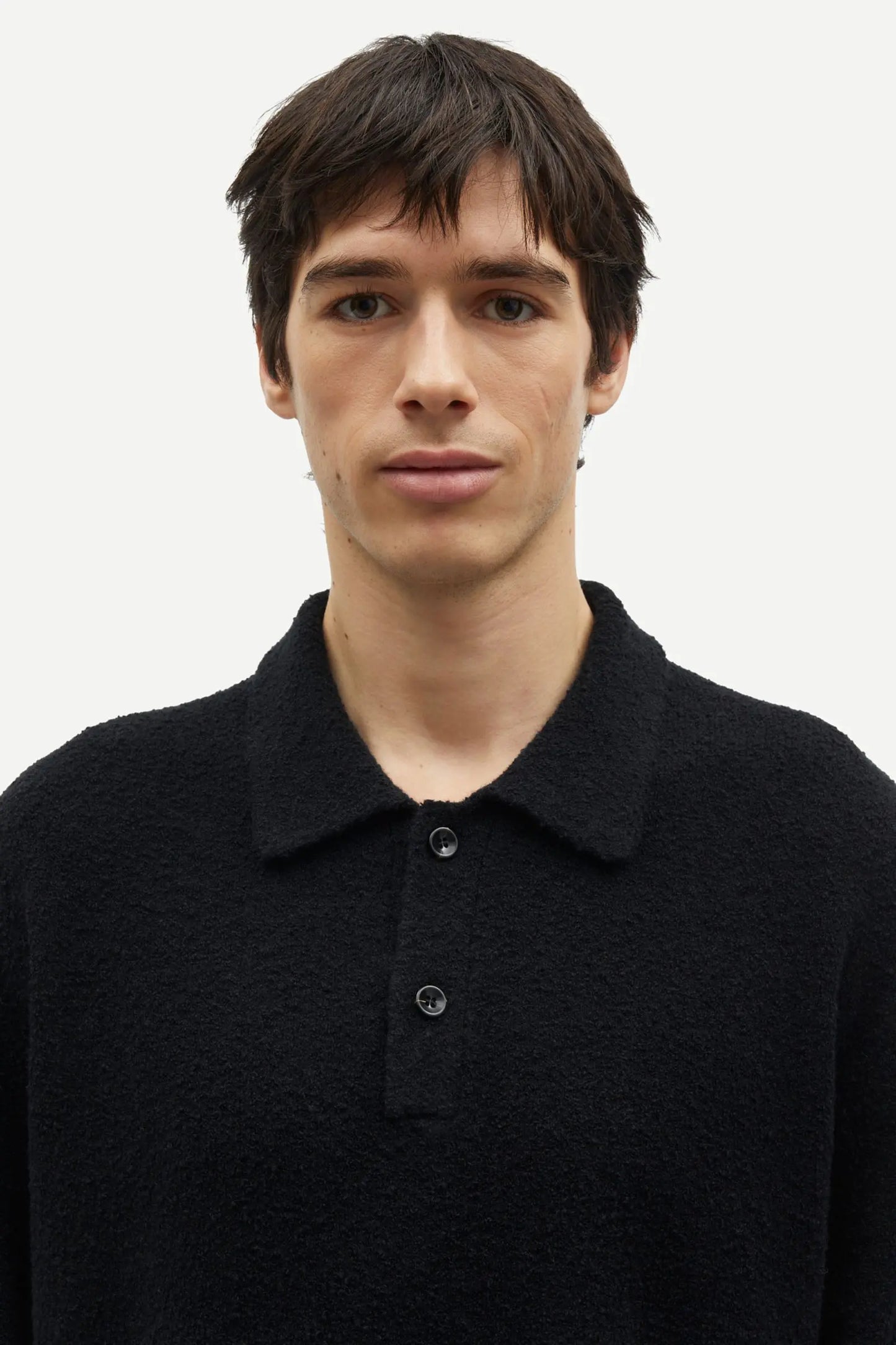 Samsøe Samsøe Sanino Polo Black - Mojo Independent Store