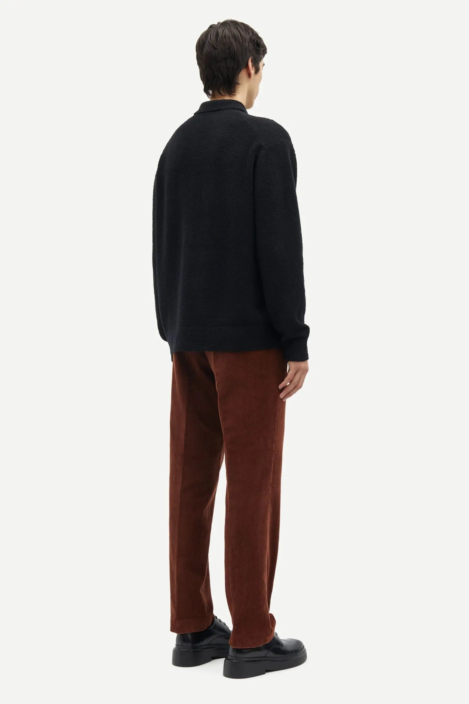 Samsøe Samsøe Sanino Polo Black - Mojo Independent Store