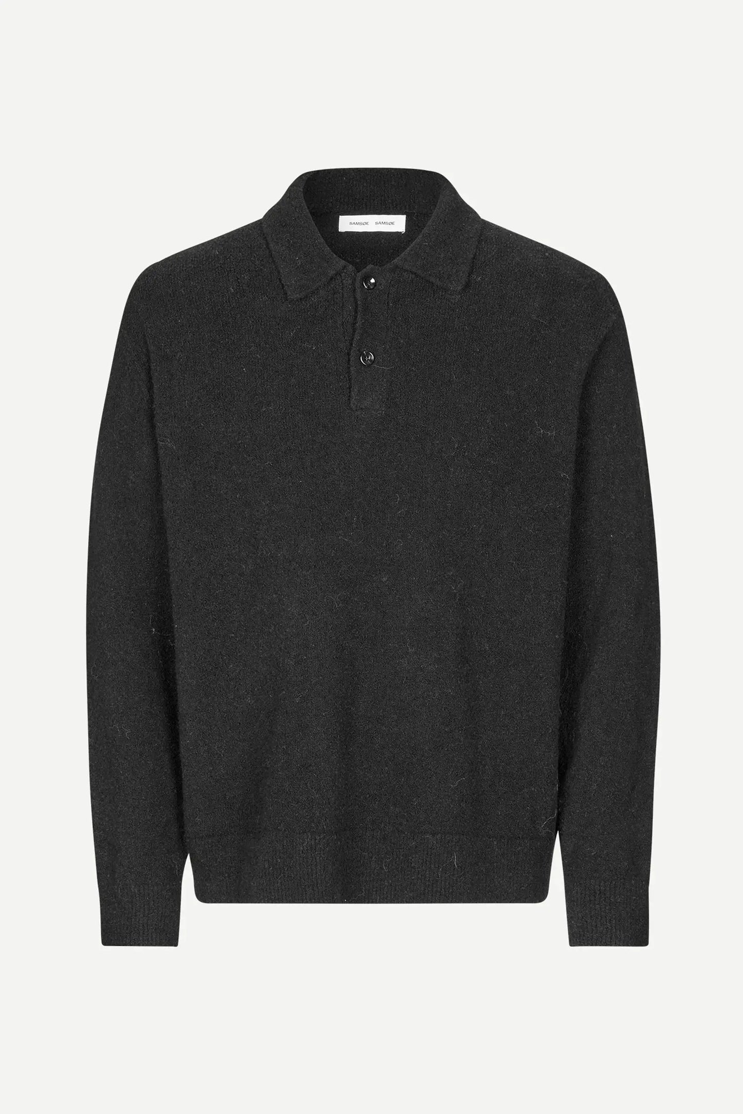 Samsøe Samsøe Sanino Polo Black - Mojo Independent Store