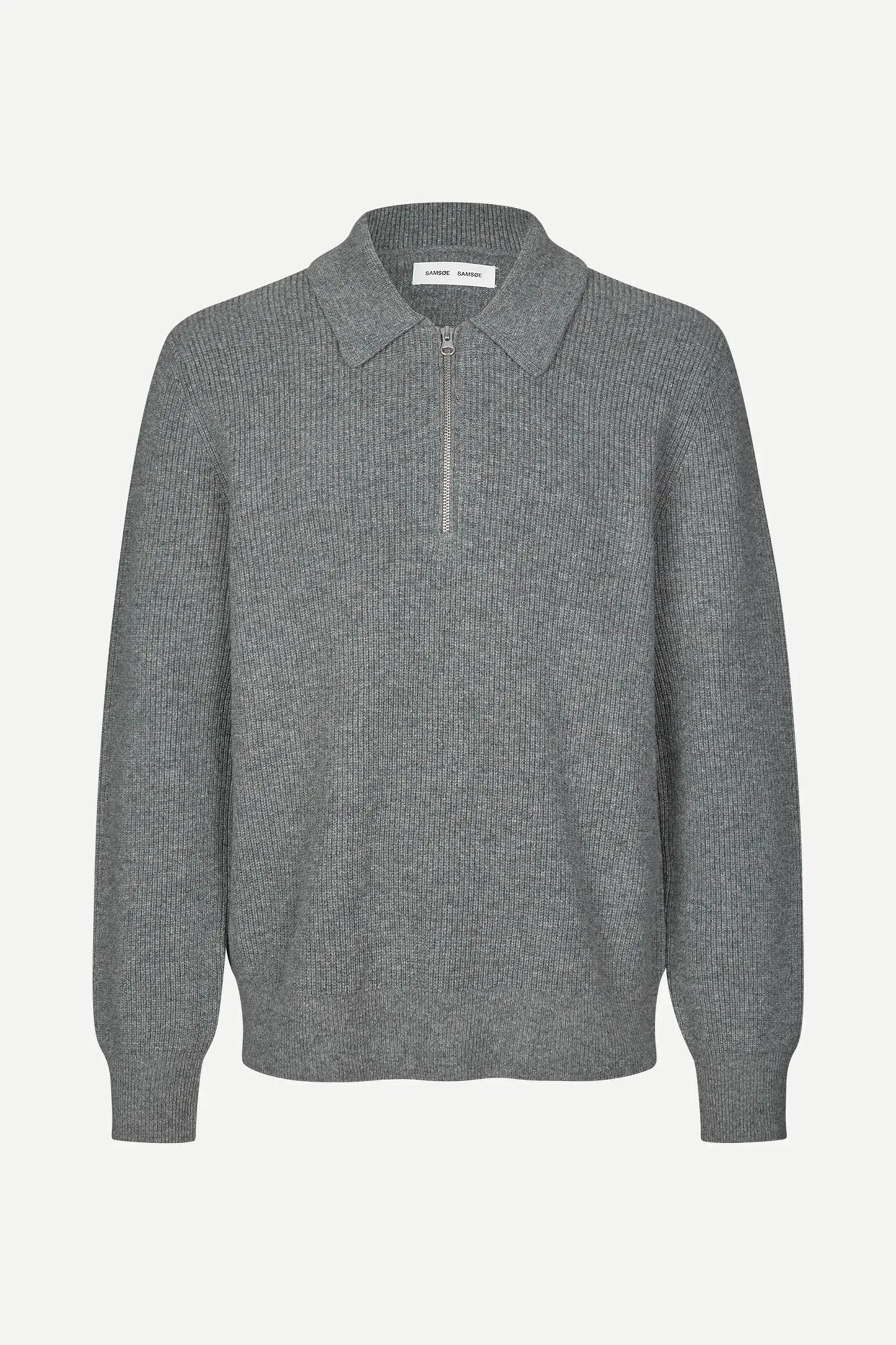 Samsøe Samsøe Saisaks HZ Polo Dark Grey Mel.