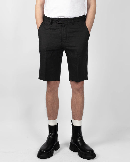 Ljung Shorts Linen Black