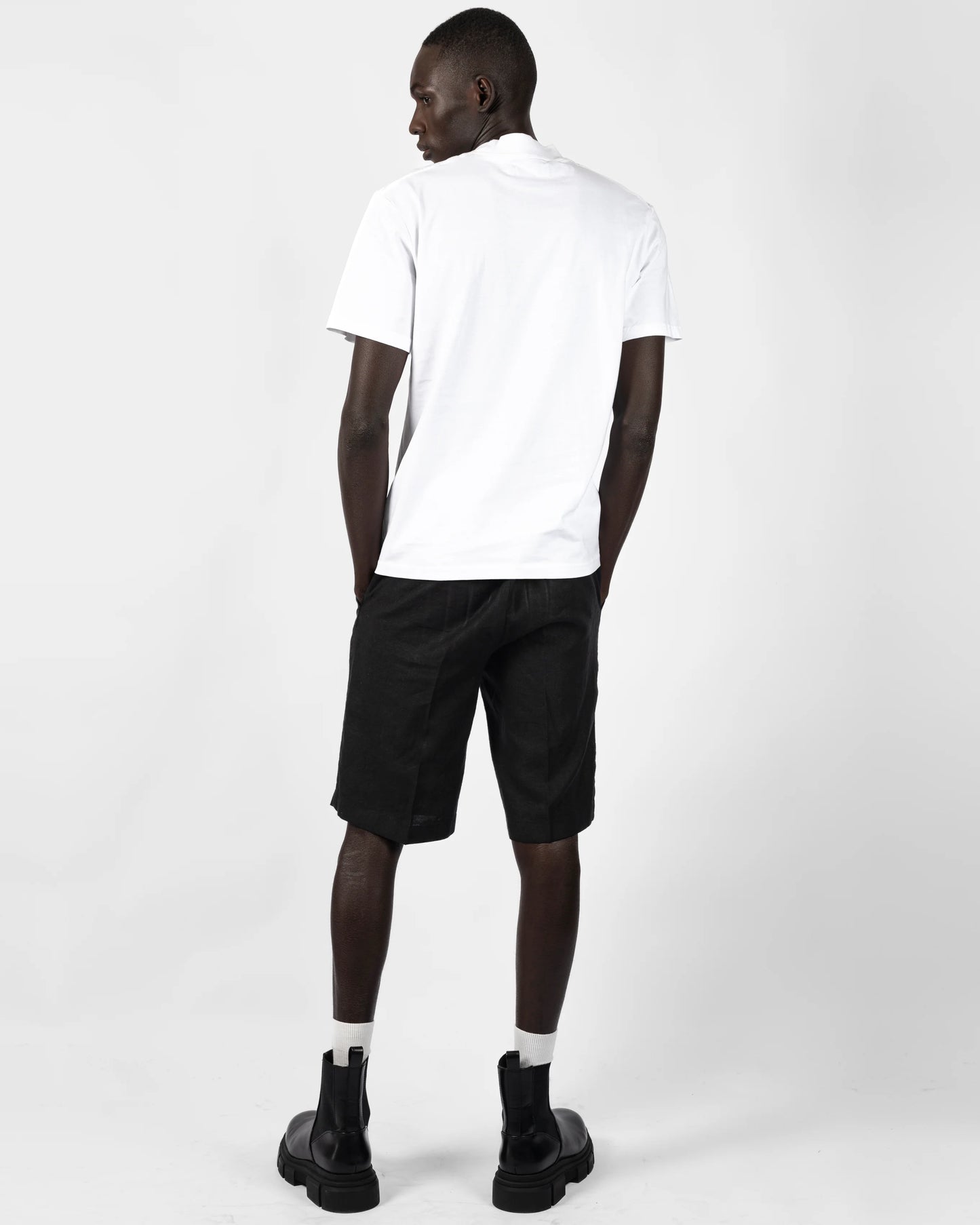 Ljung Shorts Linen Black