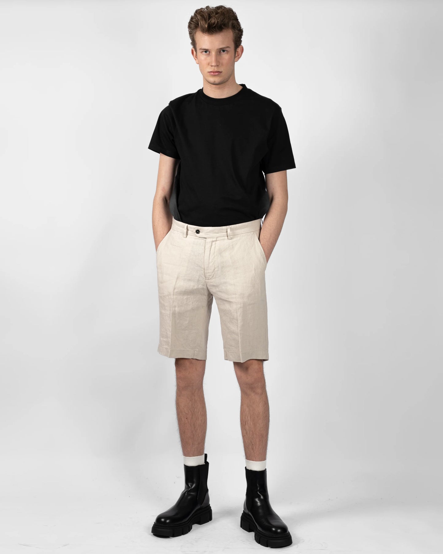 Ljung Shorts Linen Nature