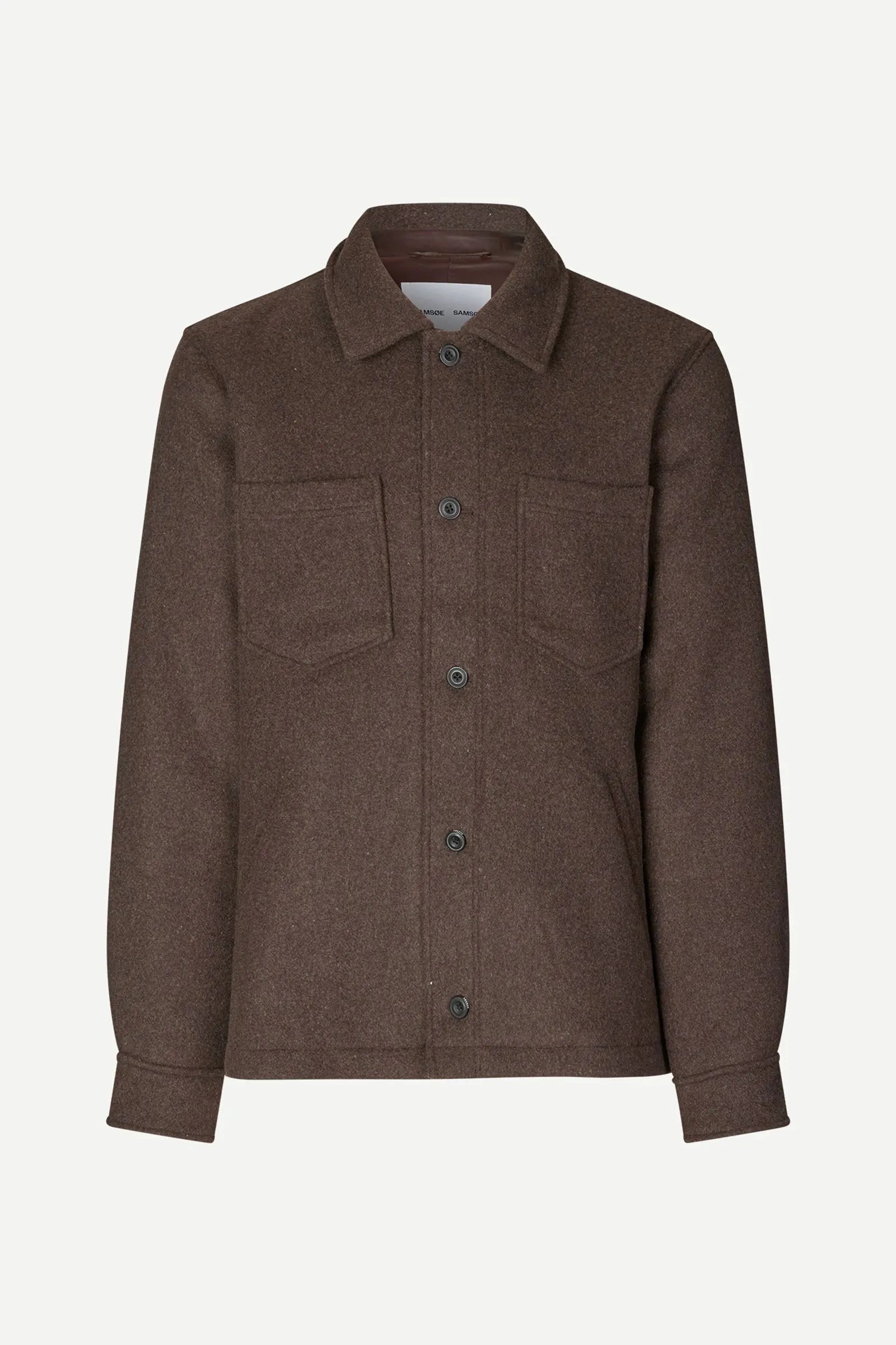 Samsøe Samsøe Pally Shirt Jacket Chocolate Torte