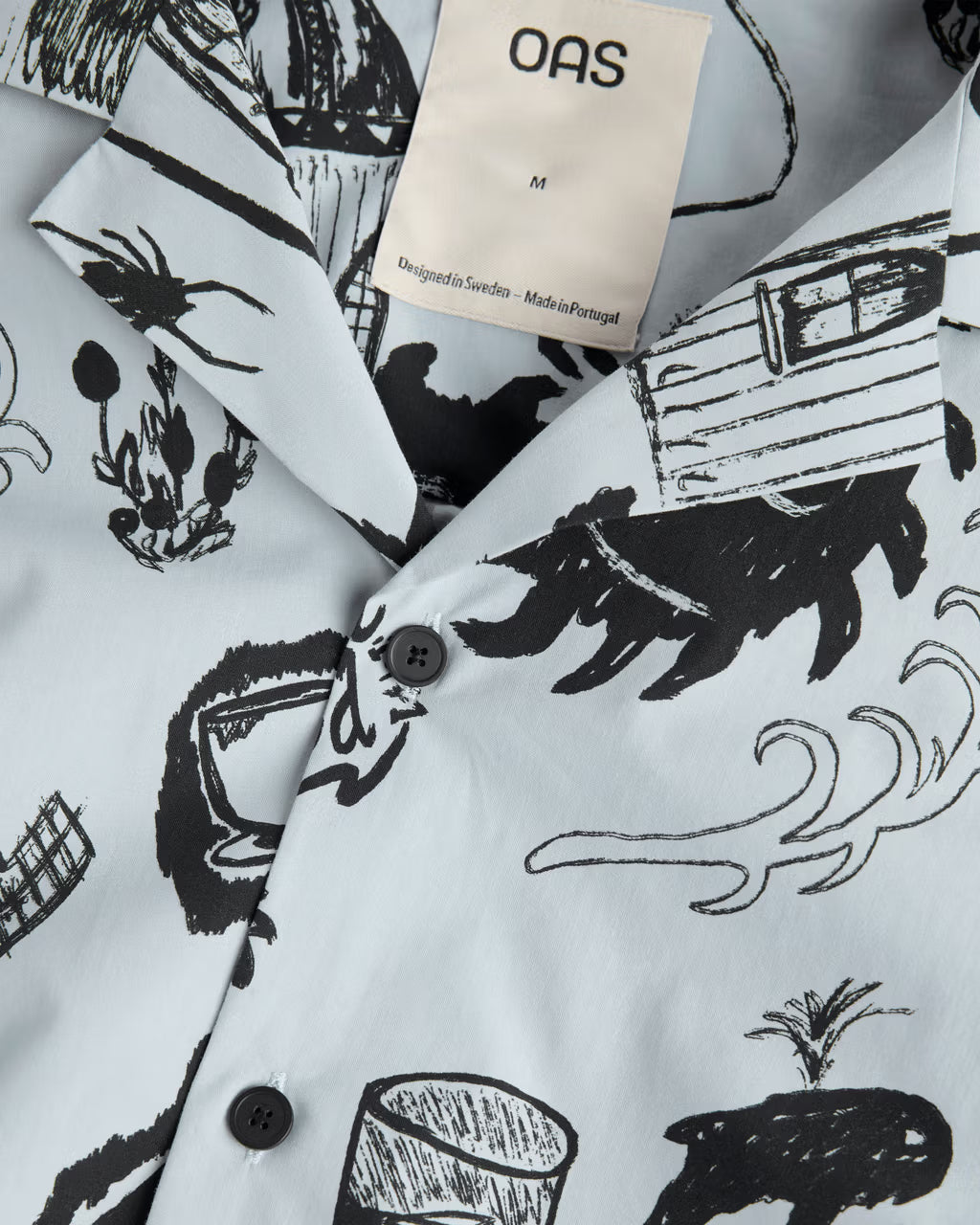 OAS Cantina Brillo Shirt Lt-Blue - Mojo Independent Store